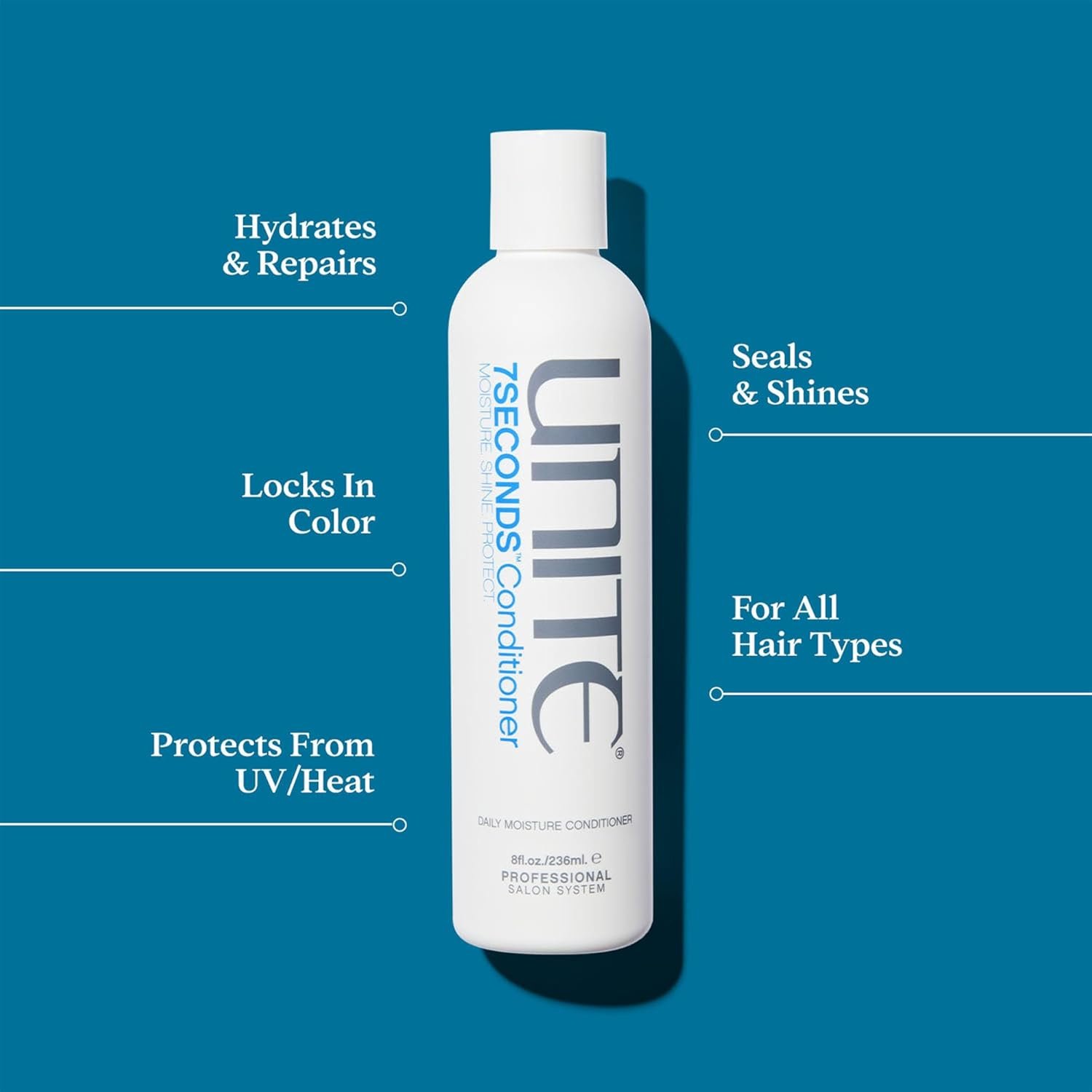 UNITE Hair - 7SECONDS Shampoo, Conditioner & Styling Crème Set – Hydrating Frizz Control for Dry, Damaged Hair – Repairs & Extends Blowout, All Hair Types. - Image 7