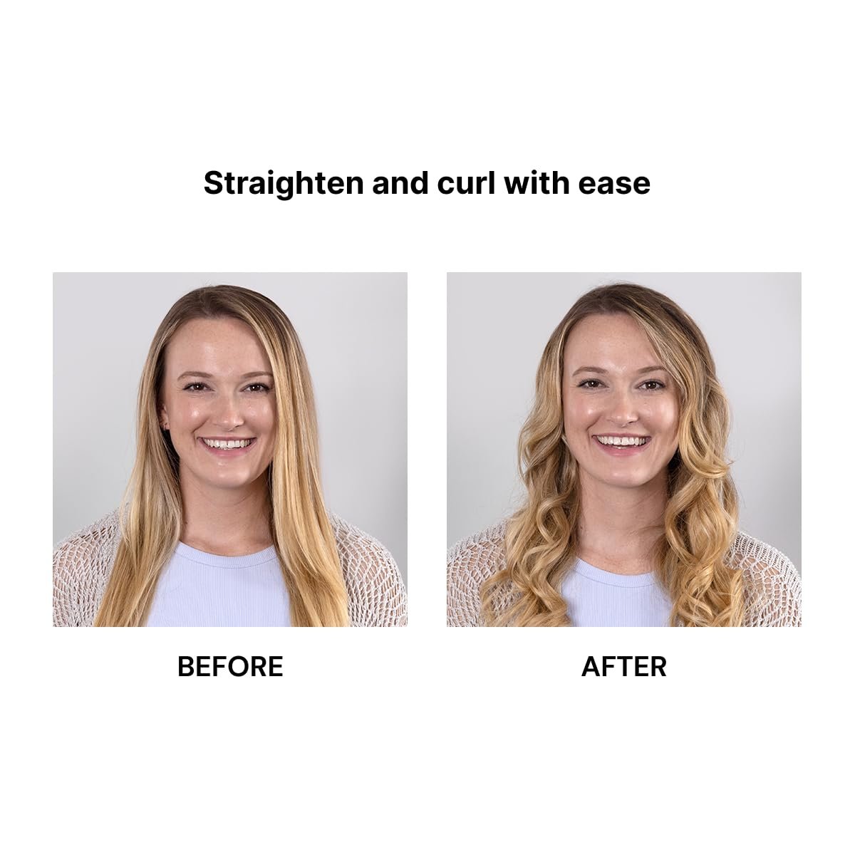 L'ANGE HAIR Aplatir Ceramic 1" Flat Iron | Adjustable Temp & Dual Voltage Hair Straightener | Tourmaline-Infused Plates for Smooth, Frizz-Free Styling | 1 Inch Styling Tool (Blush) - Image 3