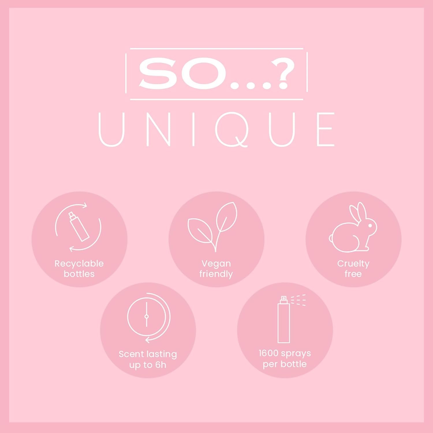So…? Unique Body Mist Set - Perfumes for Women - Body Spray for Women - Vegan, Cruelty Free - Travel Size Gift Set - 650 to 1000 Sprays - 4 pcs - Image 7