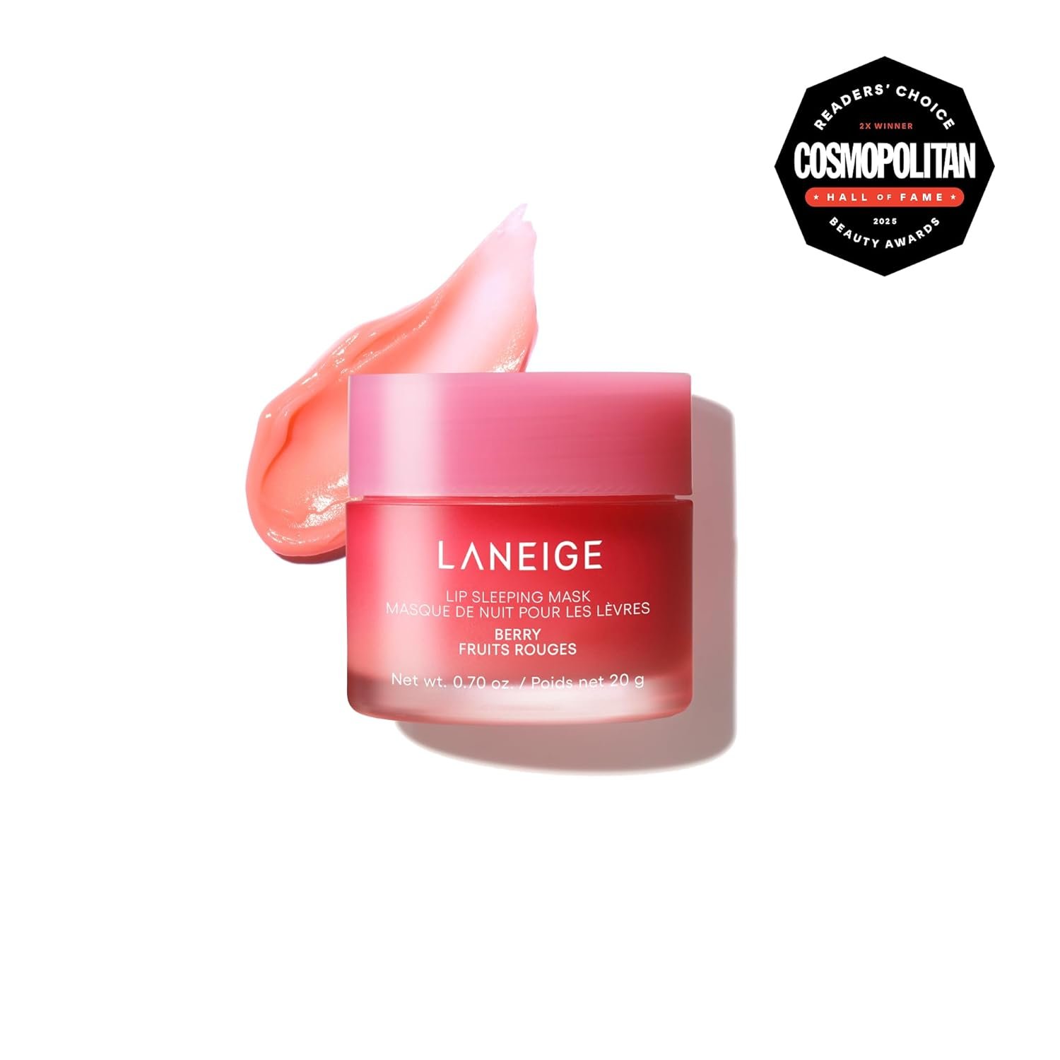 LANEIGE Lip Sleeping Mask: Nourish, Hydrate, Vitamin C, Murumuru & Shea Butter, Antioxidants, Flaky, Dry Lips - Image 2
