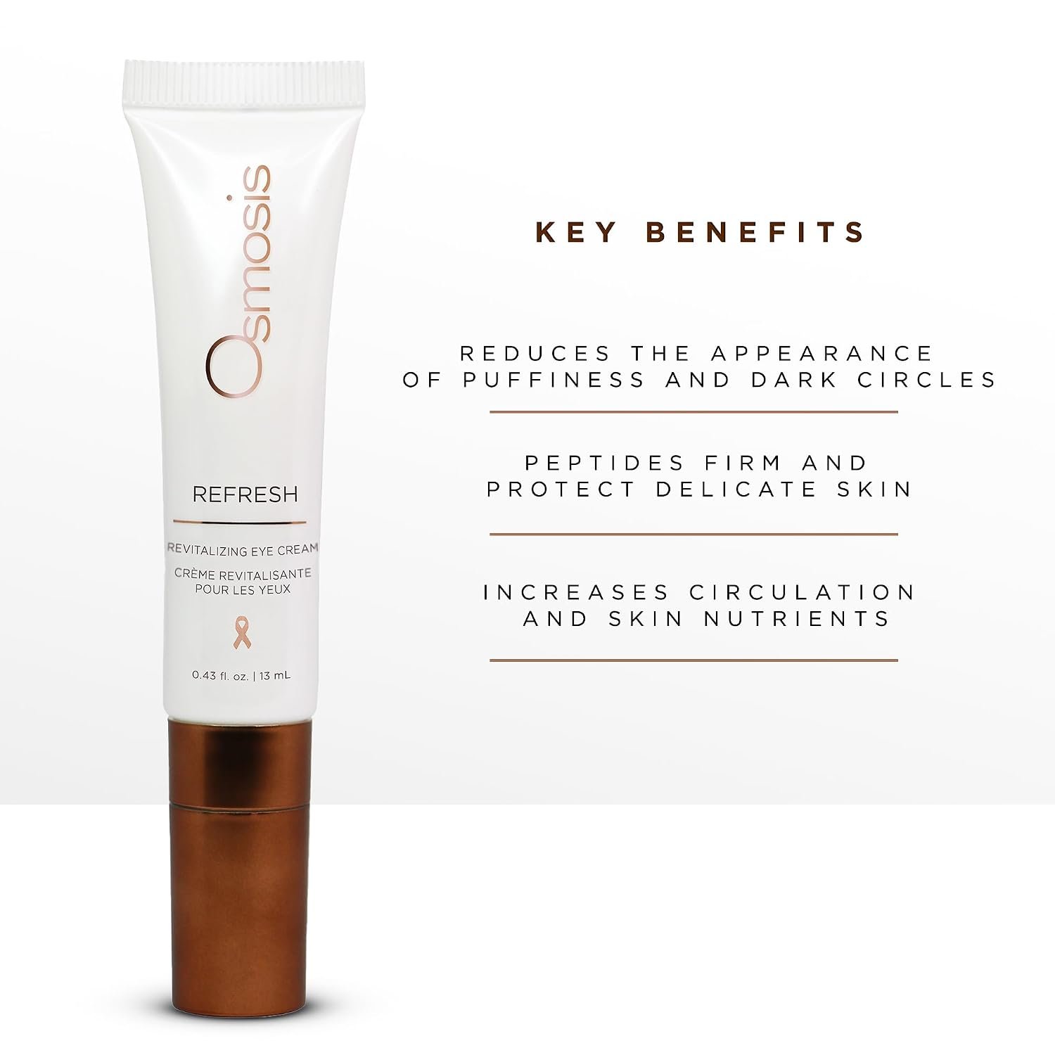 Osmosis Refresh Revitalizing Eye Cream for Fine Lines and Puffiness 0.43 Fl Oz - Image 3