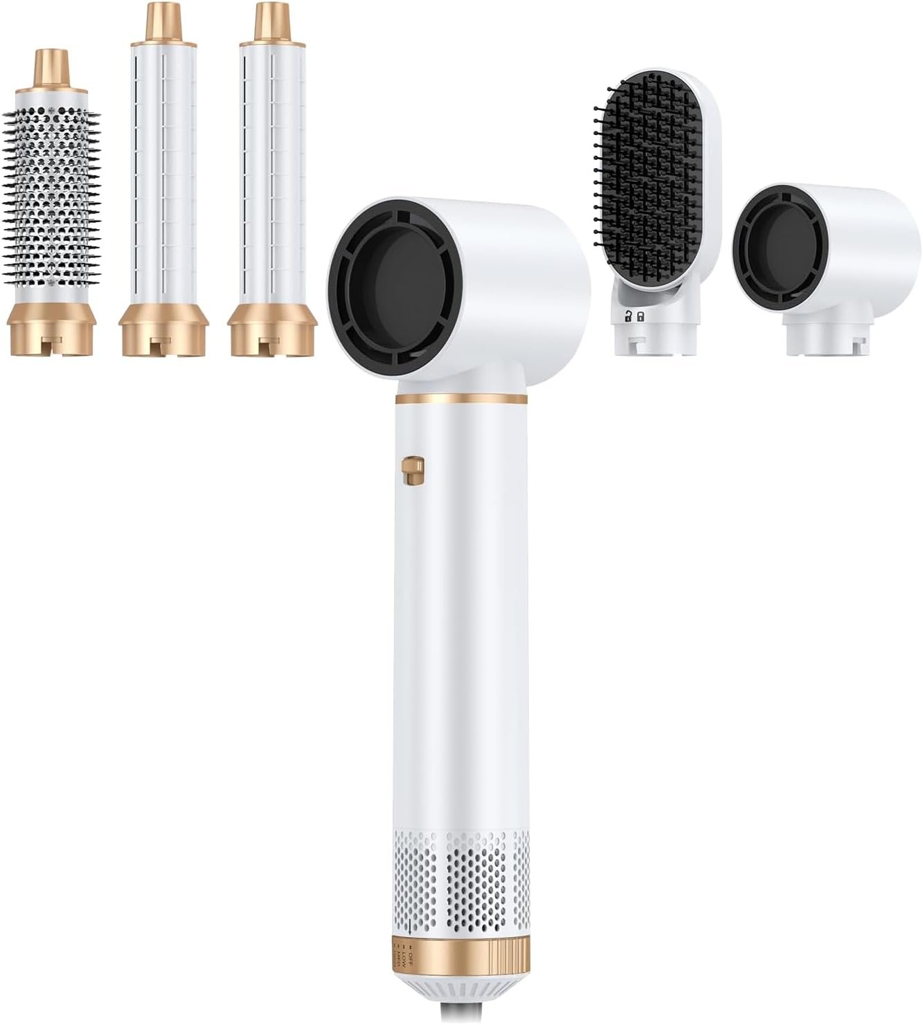 5 in 1 Hair Dryer Brush Blow Dryer Set Curling Iron Hair Styling Tools - Image 5