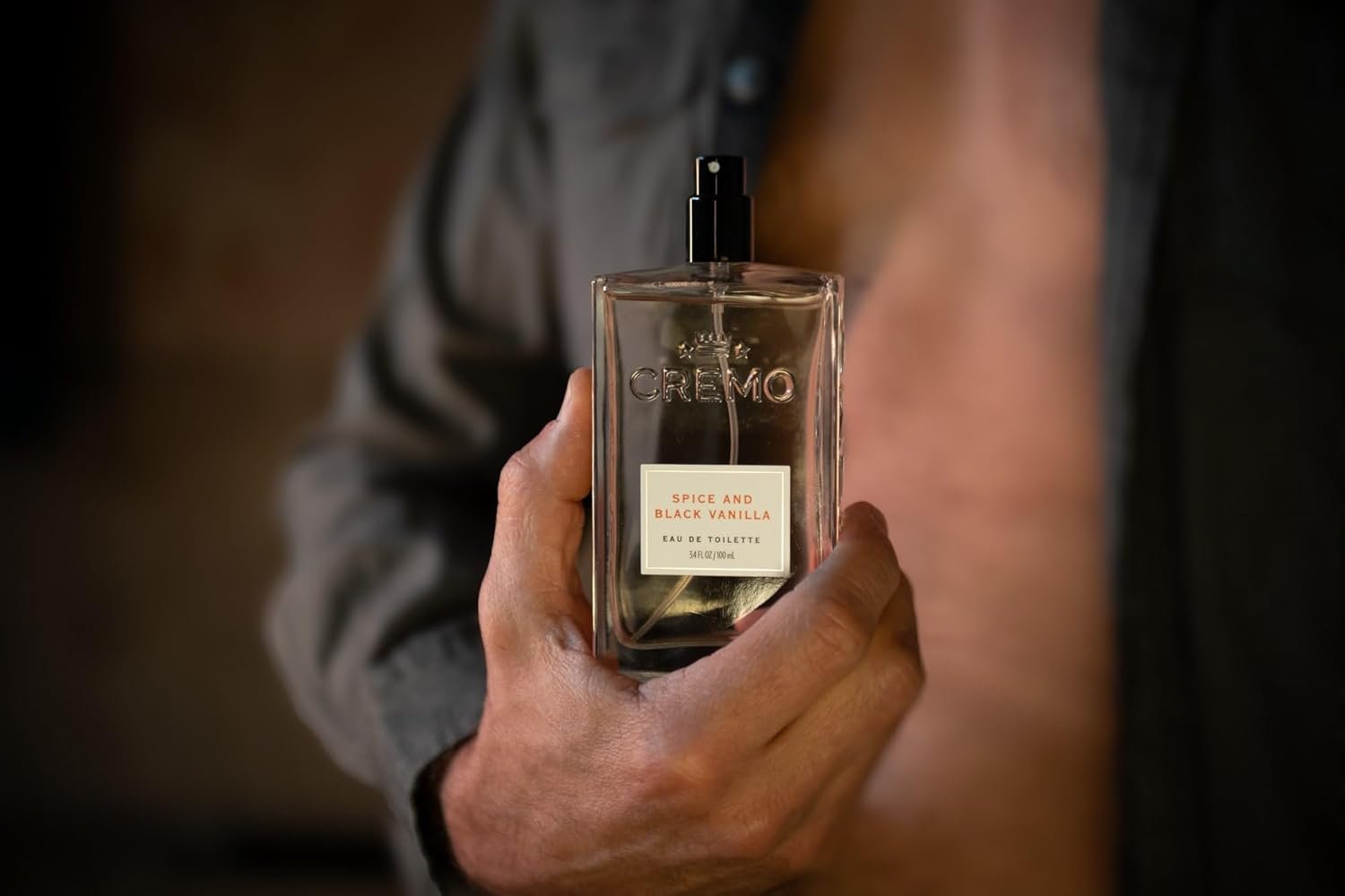 Cremo Cologne For Men - Spice & Black Vanilla Mens Cologne Spray, An Explosion of Vibrant Spices, Dark Woods and Black Vanilla, Multi-Layered Signature Men's Fragrances, 3.4 Fl Oz - Image 4