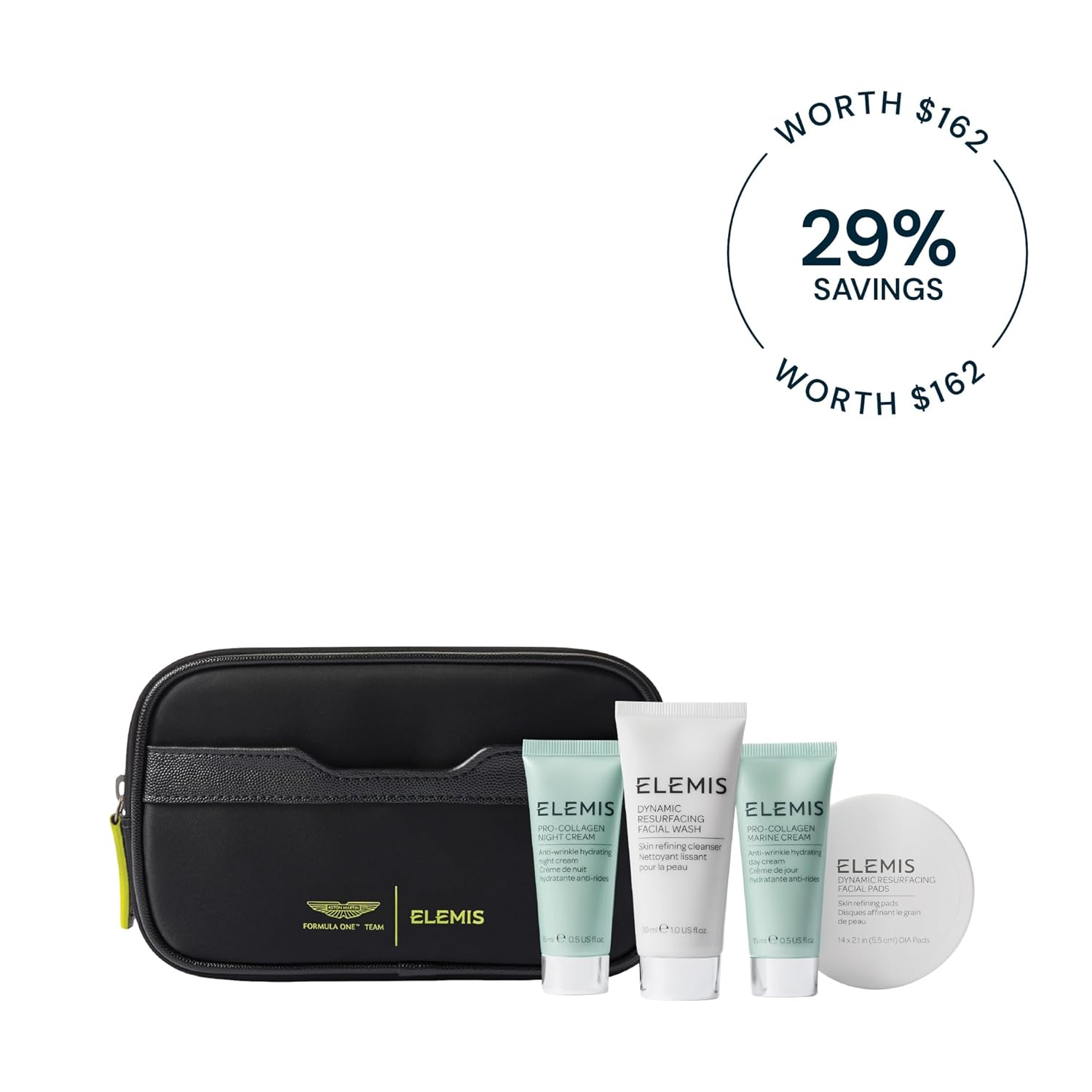 ELEMIS x Aston Martin Formula One™ Team Deluxe Discovery Skincare Collection ($162 Value) - Travel Essentials - Image 6