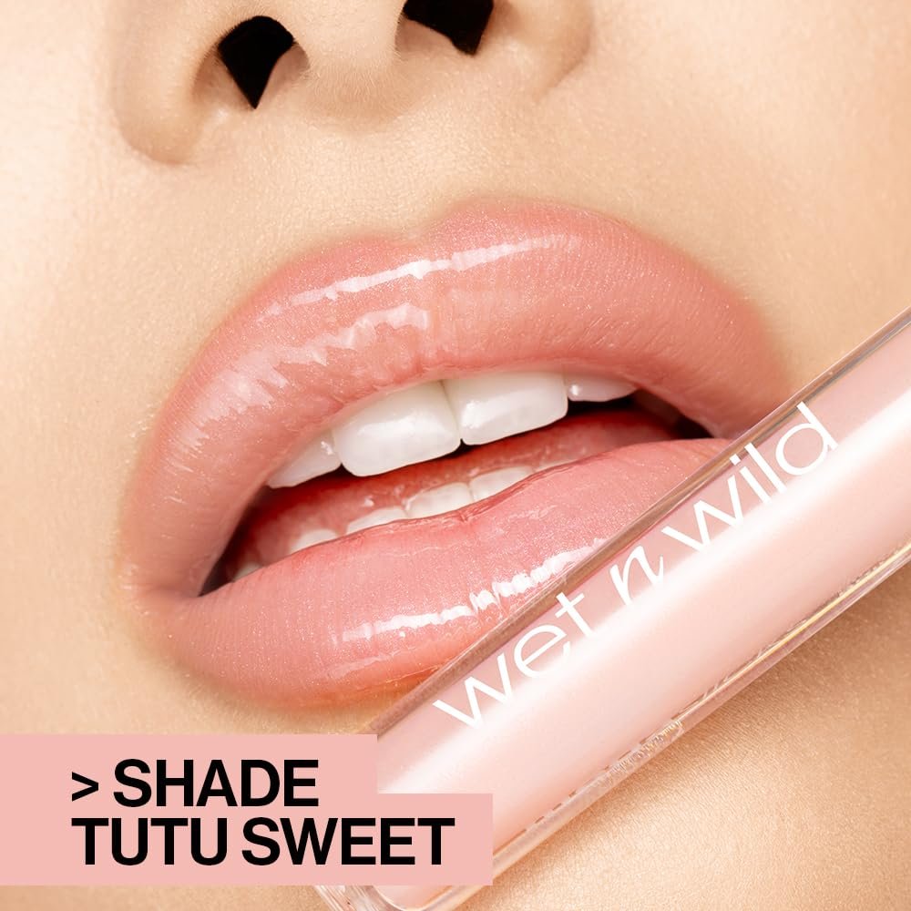 wet n wild MegaSlicks Lip Gloss, Ultra-Glossy, Vitamin-E Enriched, Ultra-Gloss High Shine Moisturizing, Cruelty-Free & Vegan - Champagne Please - Image 8