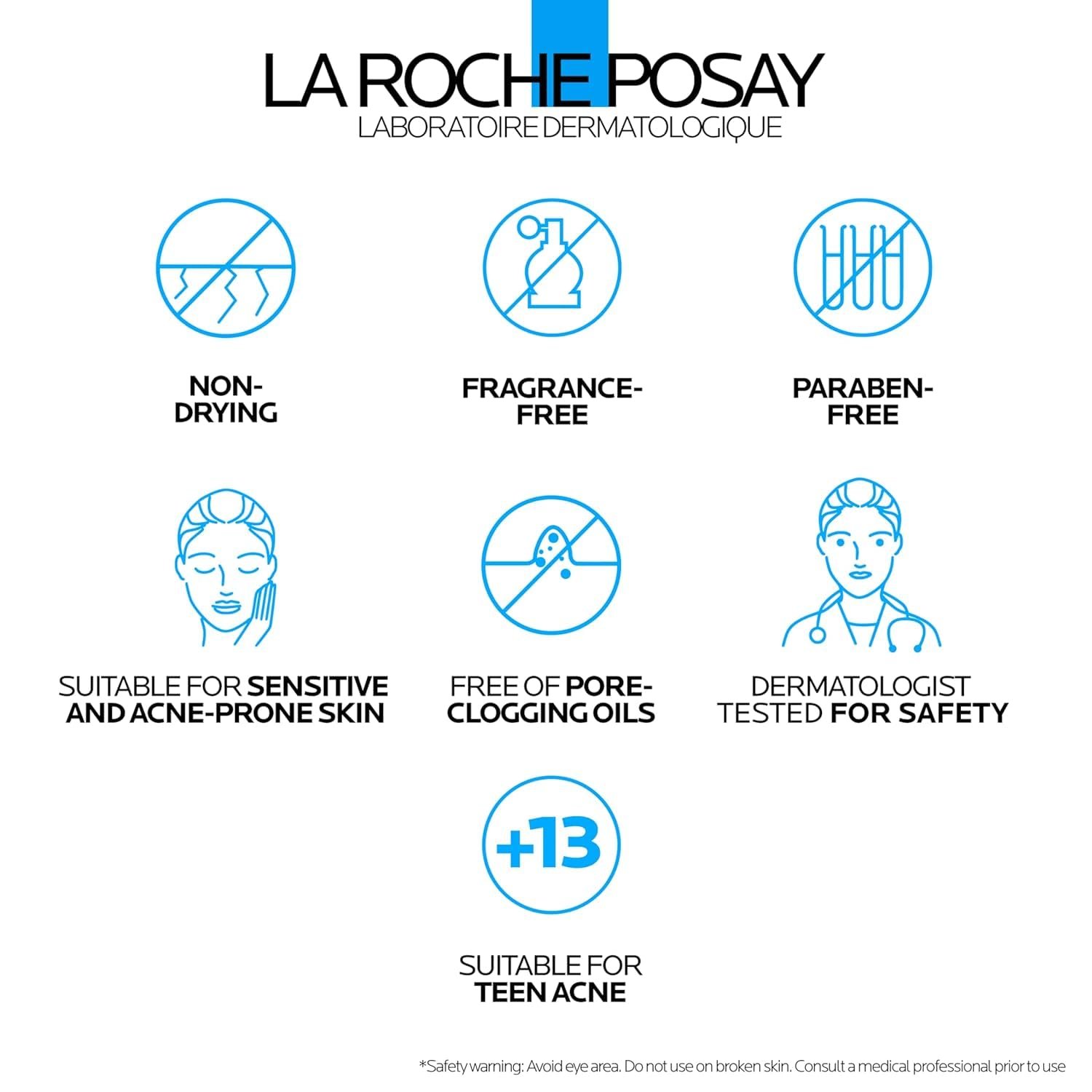 La Roche-Posay Effaclar BPO Multi-Target Acne Treatment with 5.5% Micronized Benzoyl Peroxide, Acne Cream for Face, Targets Oily Skin, Blackheads & Prevents Pimples - Image 11