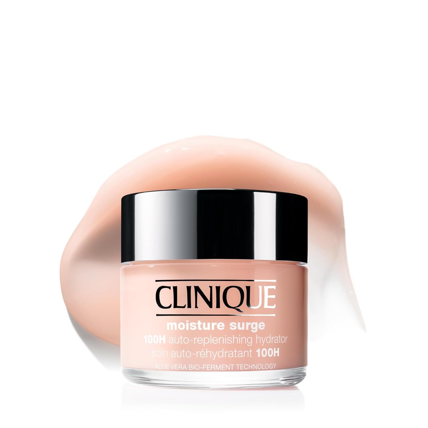 Clinique Moisture Surge 100H Auto-Replenishing Hydrator Oil Free Face Moisturizer | With Hyaluronic Acid, Aloe Bioferment and Vitamins C + E | For All Skin Types | Hydrating + Moisturizing