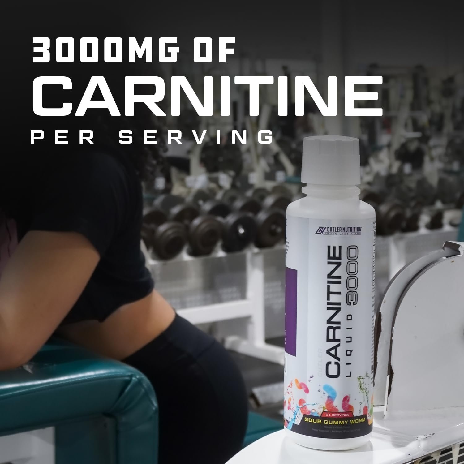 Cutler Nutrition Liquid L-Carnitine Fat Burner Supplement with Acetyl L-Carnitine & L-Carnitine Tartrate - Fat Burner Formula for Optimal Absorption, Energy & Muscle Support | Sour Gummy Flavor - Image 5