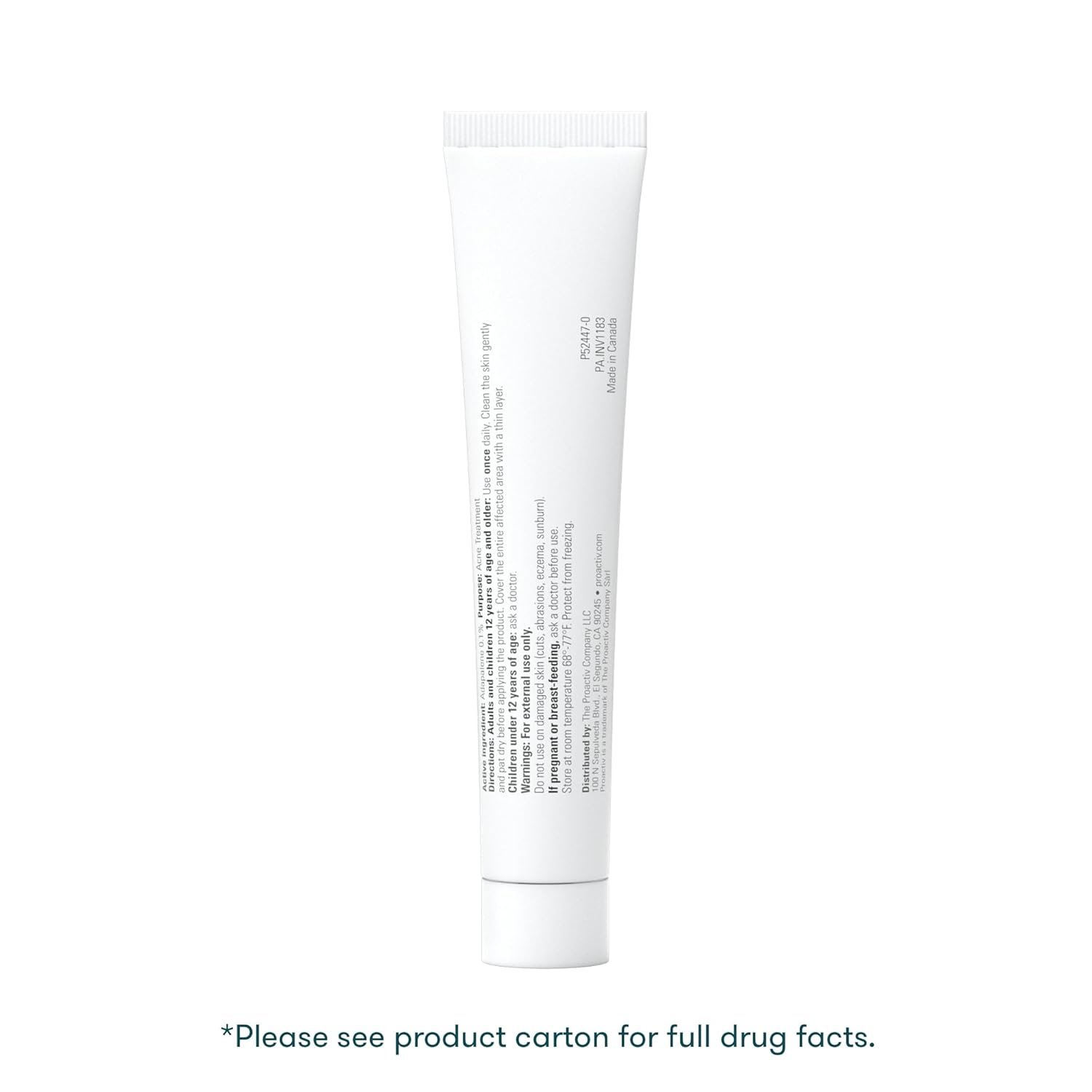 ProactivMD Adapalene Gel Acne Treatment, Paraben Free, Prescription Strength Retinoid For Face and Body Acne, .1% Solution, 0.5 Oz - Image 5