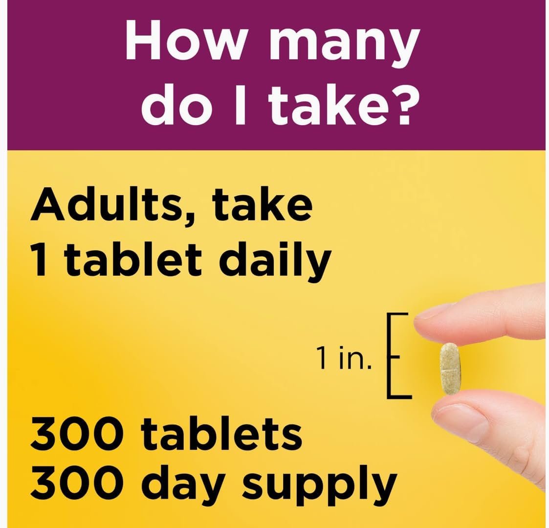 Nature Made Women's Multivitamin Tablets, 300 Count for Daily Nutritional Support - Image 3