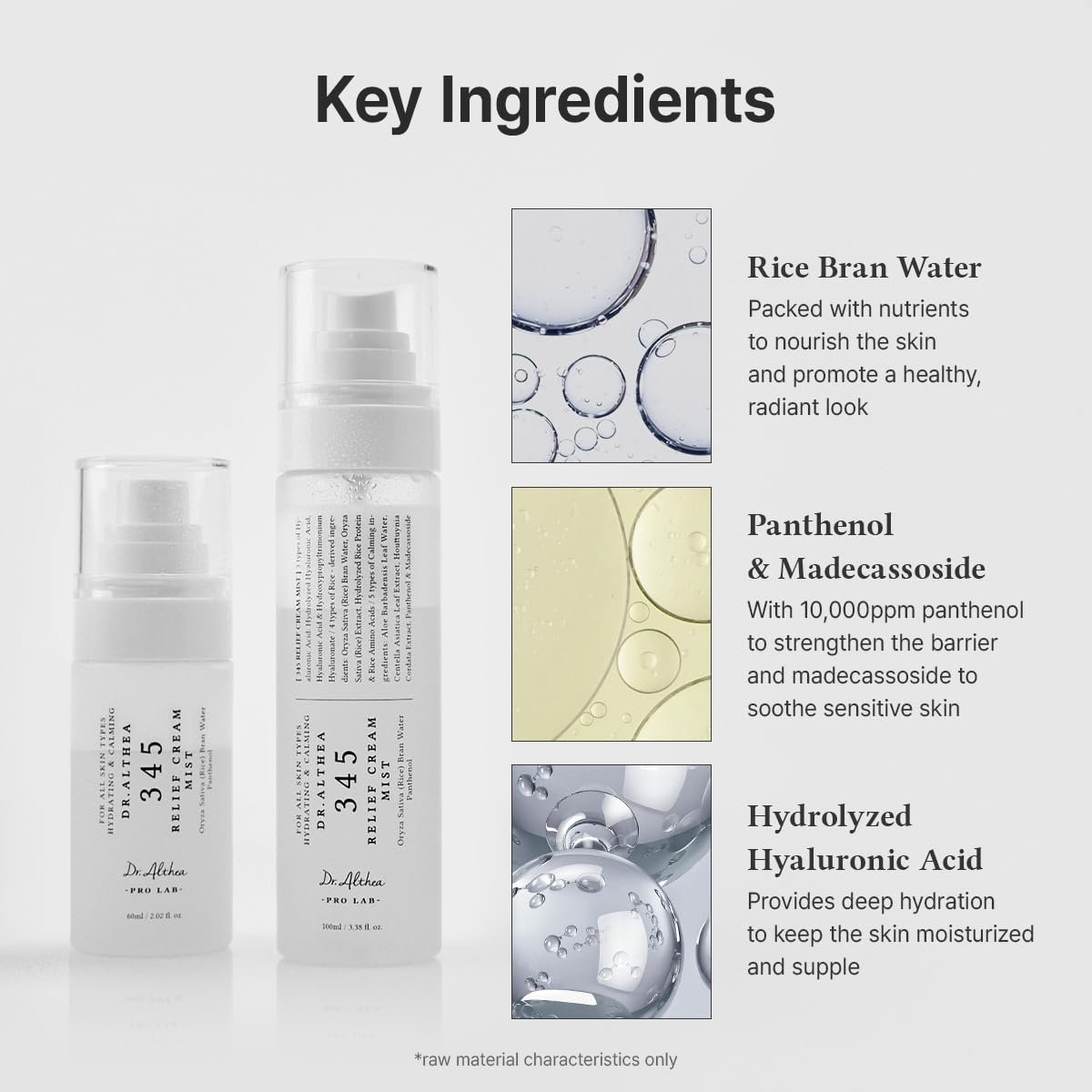 Dr.Althea 345 Relief Cream Mist | Hydrating Facial Mist with Rice Extract | Soothing Care for Sensitive Skin | Vegan Korean Skincare, 3.38 Fl Oz - Image 5