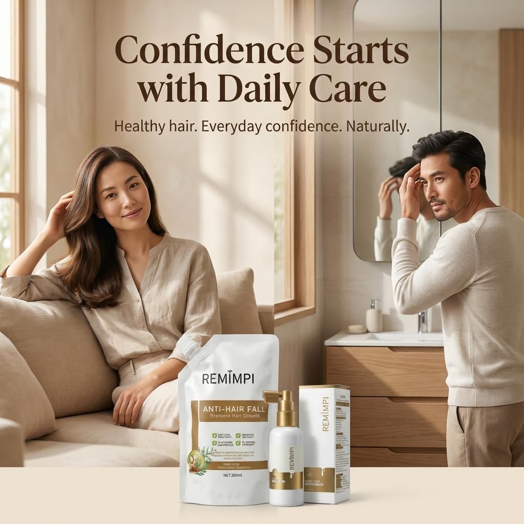 Anti Hair Loss Shampoo & Scalp Tonic Set, Strengthening Hair Care for Thinning Hair, Oil Control & Anti-Dandruff, Long-Term Scalp Balance, 3 Shampoo + 1 Tonic - Image 3
