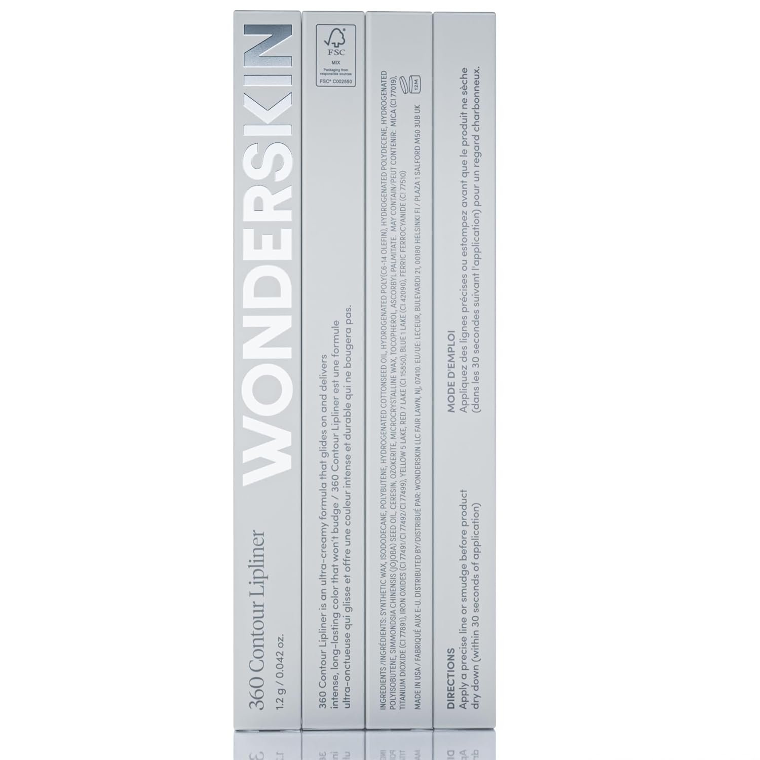 Wonderskin Lipliner Pencil - 360 Contour Lipliner, Long Lasting, Sharpenable, Waterproof and Transfer-Proof Brown Lip Liner Pencil (Saddle) - Image 8
