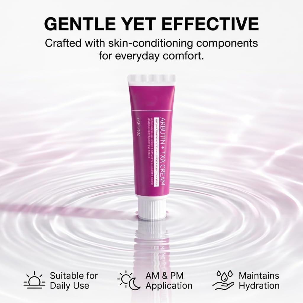 Official SOERA Korean Brightening Cream, Arbutin And Tranexamic Acid Facial Cream For Uneven Skin Tone And Dark Spot Appearance Care For Daily Skincare Routine - Image 7