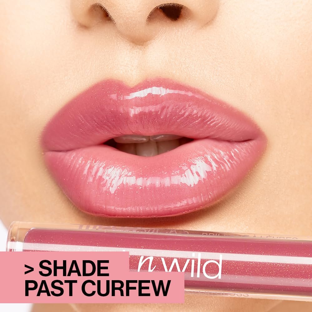 wet n wild MegaSlicks Lip Gloss, Ultra-Glossy, Vitamin-E Enriched, Ultra-Gloss High Shine Moisturizing, Cruelty-Free & Vegan - Champagne Please - Image 12