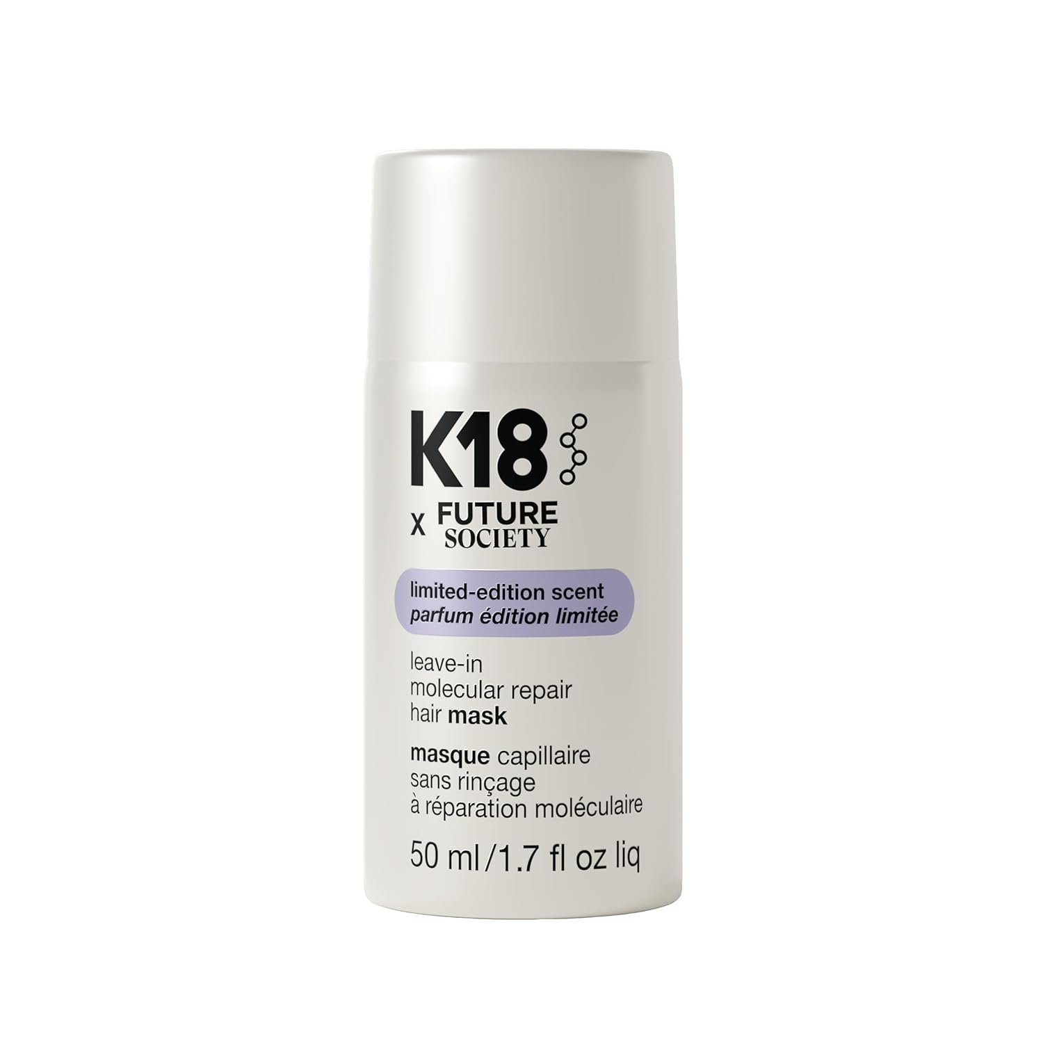K18 Leave-In Molecular Repair Hair Mask, Patented, Lasting Repair For Dry, Frizzy, Damaged Hair, Reverse Damage In 4 Minutes From Bleach, Color, Chemical Services + Heat