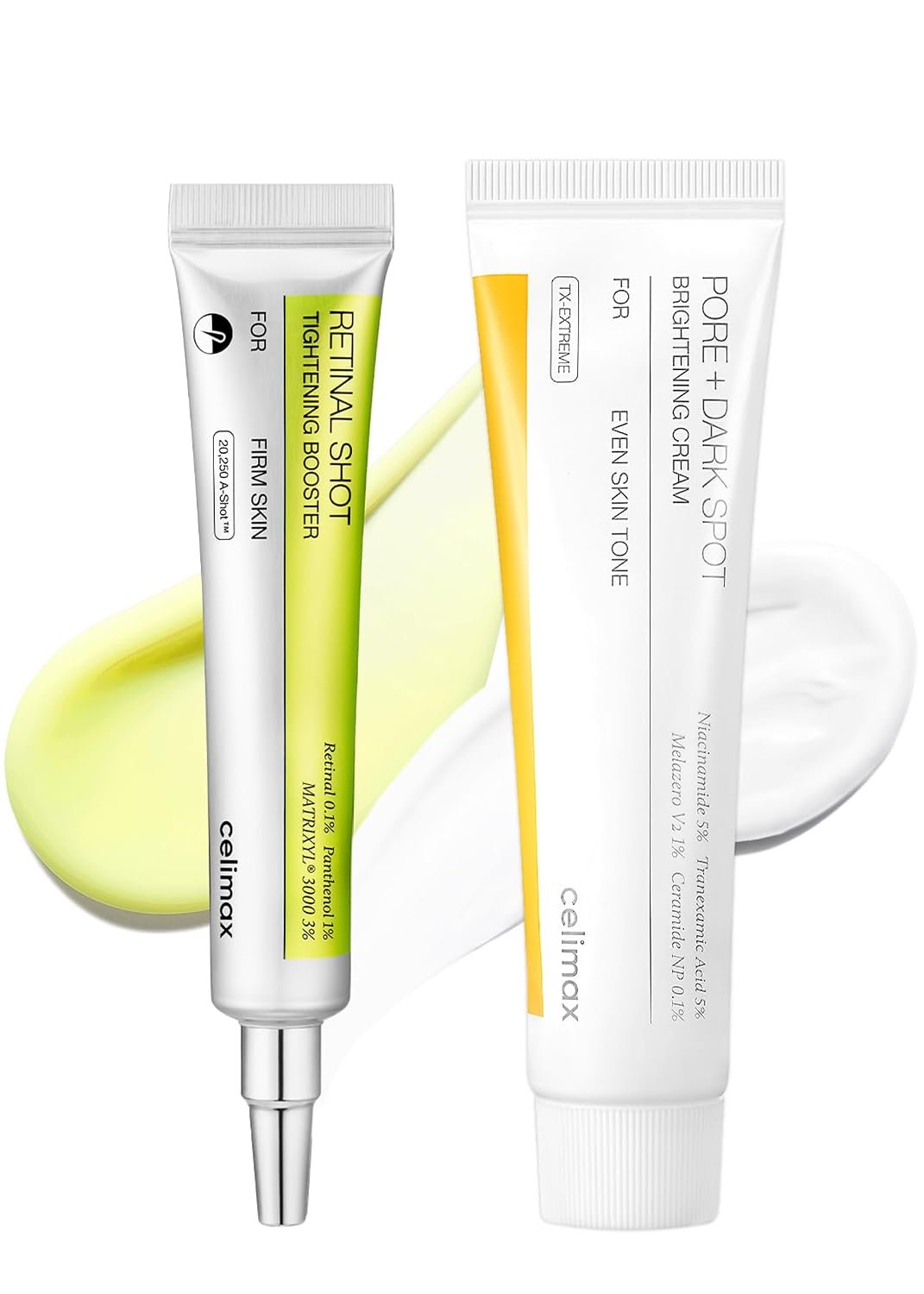 celimax The Vita Retinal Booster + Pore Dark Spot Cream | Anti-aging Gift Duo, Retinal, Niacinamide, Tranexamic Acid, TXA Cream, Pore Minimizer