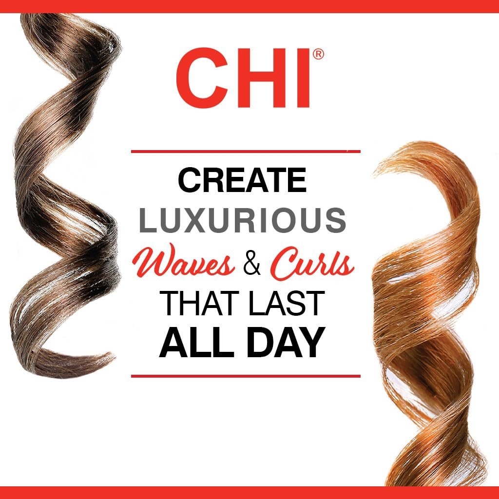 Chi Air Ca1035 Texture Tourmaline Ceramic Curling Iron 1 1/2 Inch, Onyx Black - Image 6