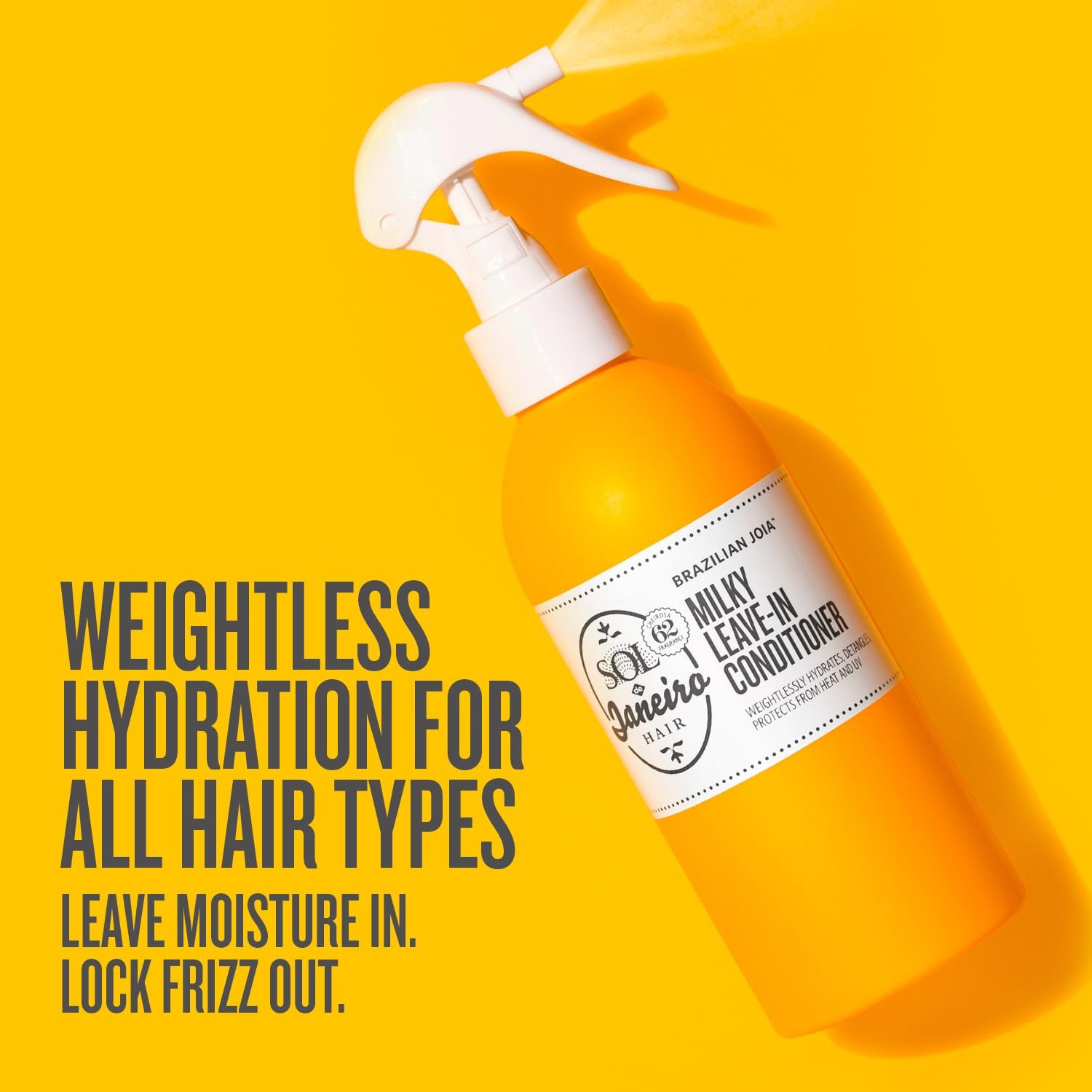 Sol de Janeiro Brazilian Milky Leave-In Conditioner | Fights Frizz | Detangles | Heat Protection Spray For Hair - Image 2
