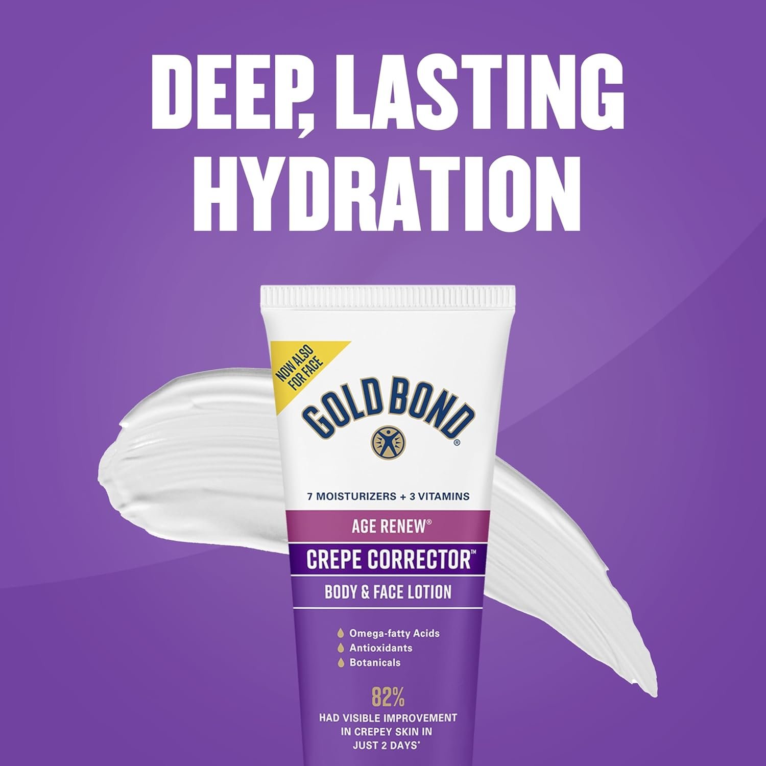 Gold Bond Age Renew Day & Night Duo Lotion Set for Body & Face, Crepe Corrector & Retinol Overnight Lotion Visibly Firms Skin & Visibly Smooths Skin, 8.6 oz - Image 6
