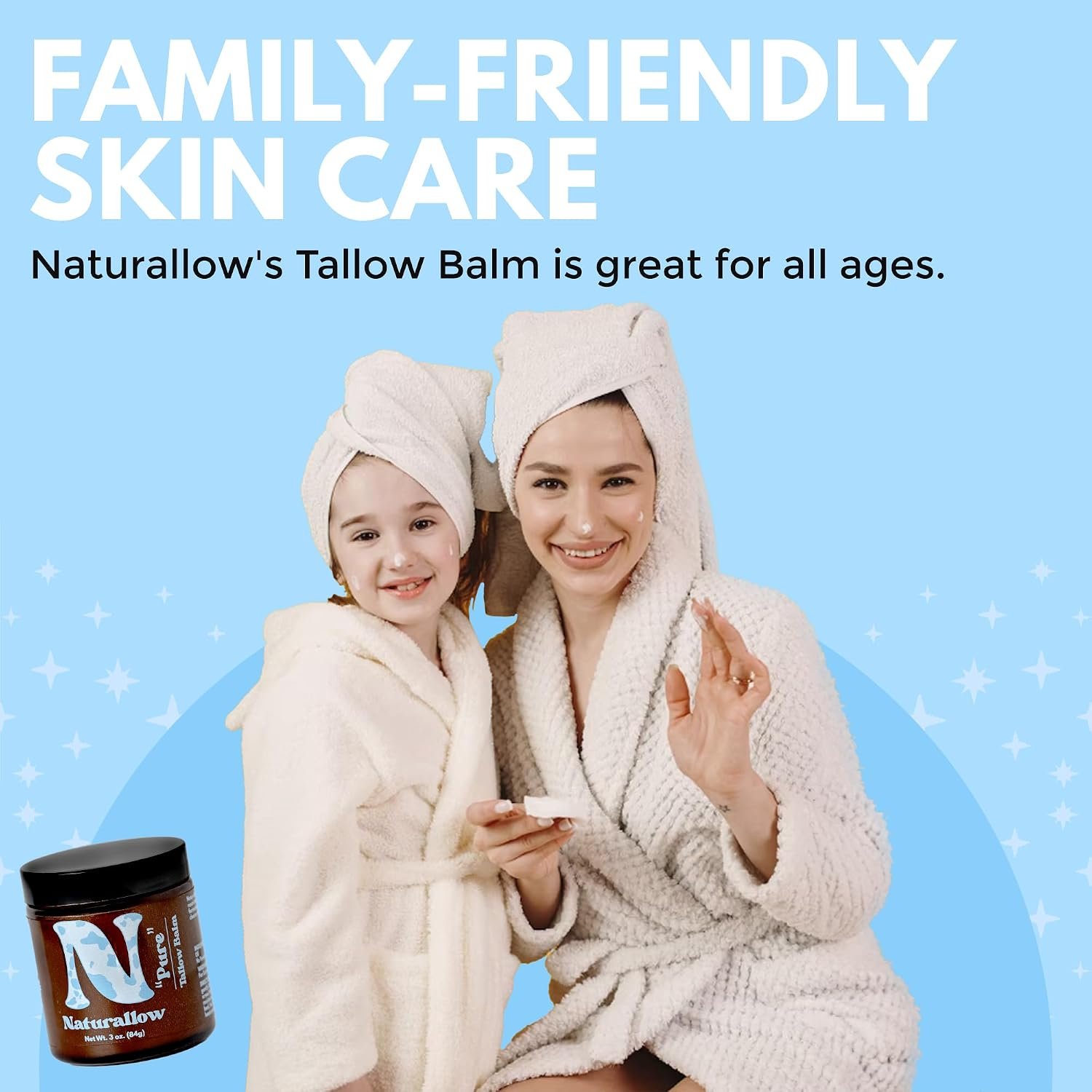 Handmade Tallow Balm for Skin - Organic Vanilla Scented - Multi-Purpose Organic Tallow Balm For Dry Skin, Eczema, Rosacea, Sensitive Skin - Image 4