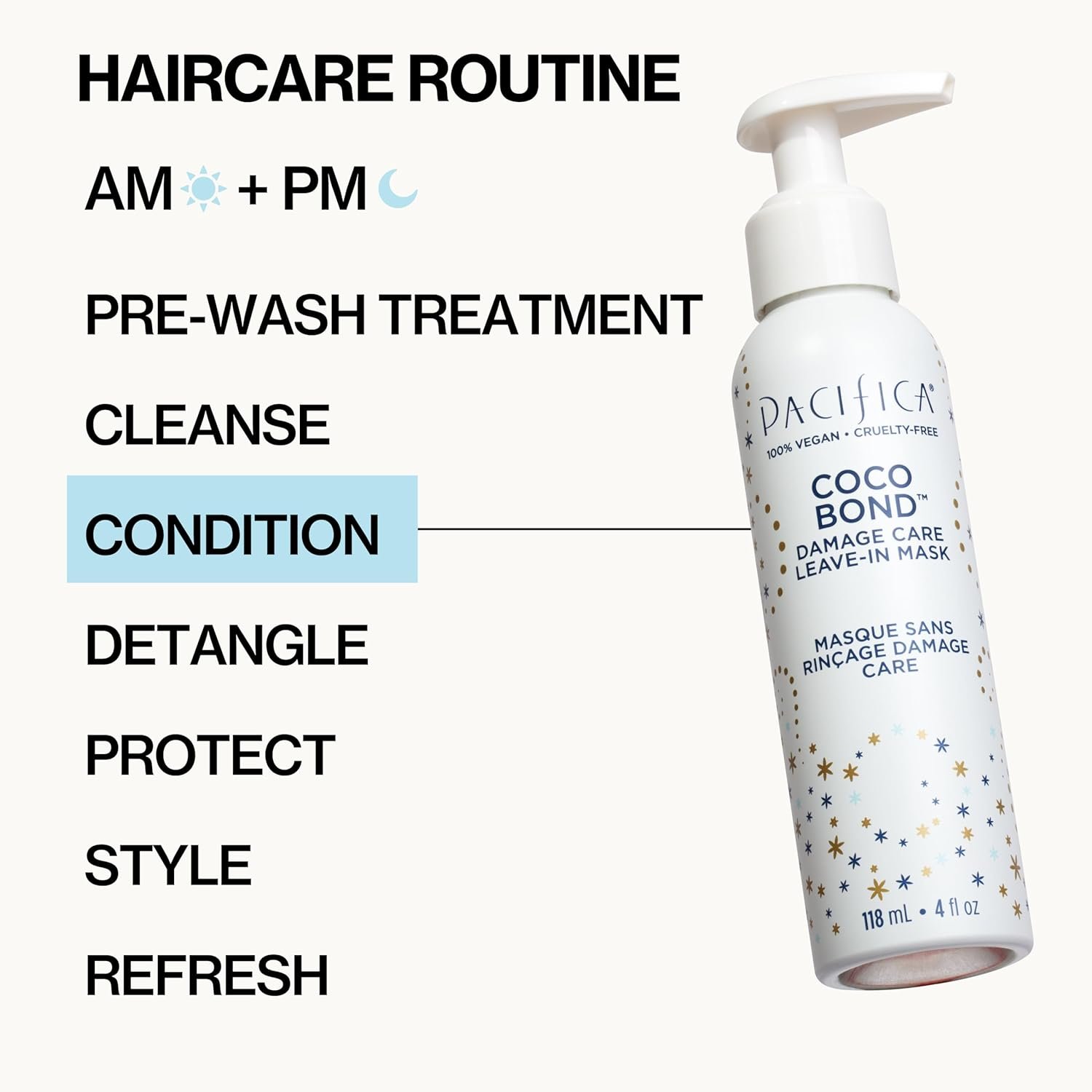 PACIFICA Beauty, Coco Bond Damage Care Leave-In Repair Mask Treatment, Dry & Damaged Hair from Bleach, Color, Chemical Services, Chlorine, & Heat, Coconut, Vegan - Image 13