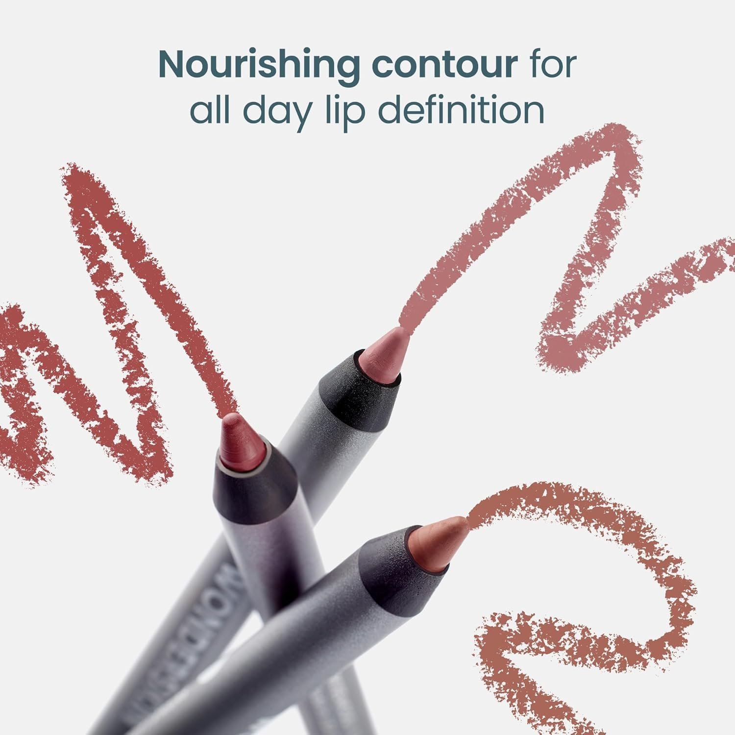 Wonderskin Lipliner Pencil - 360 Contour Lipliner, Long Lasting, Sharpenable, Waterproof and Transfer-Proof Brown Lip Liner Pencil (Saddle) - Image 7