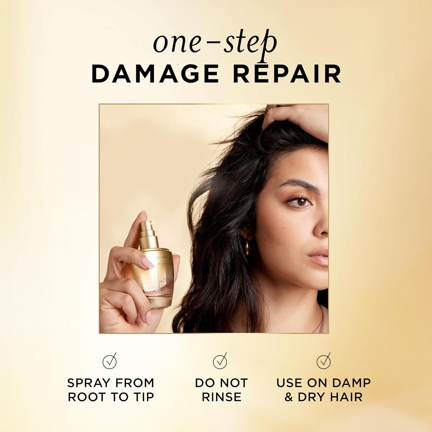 Pantene Pro-Vitamin Essence, Daily Repair Mist, Weightless Leave-On Treatment Strengthens & Rebuilds Damaged Hair, Reduces Breakage, 2.5 Fl Oz - Image 7