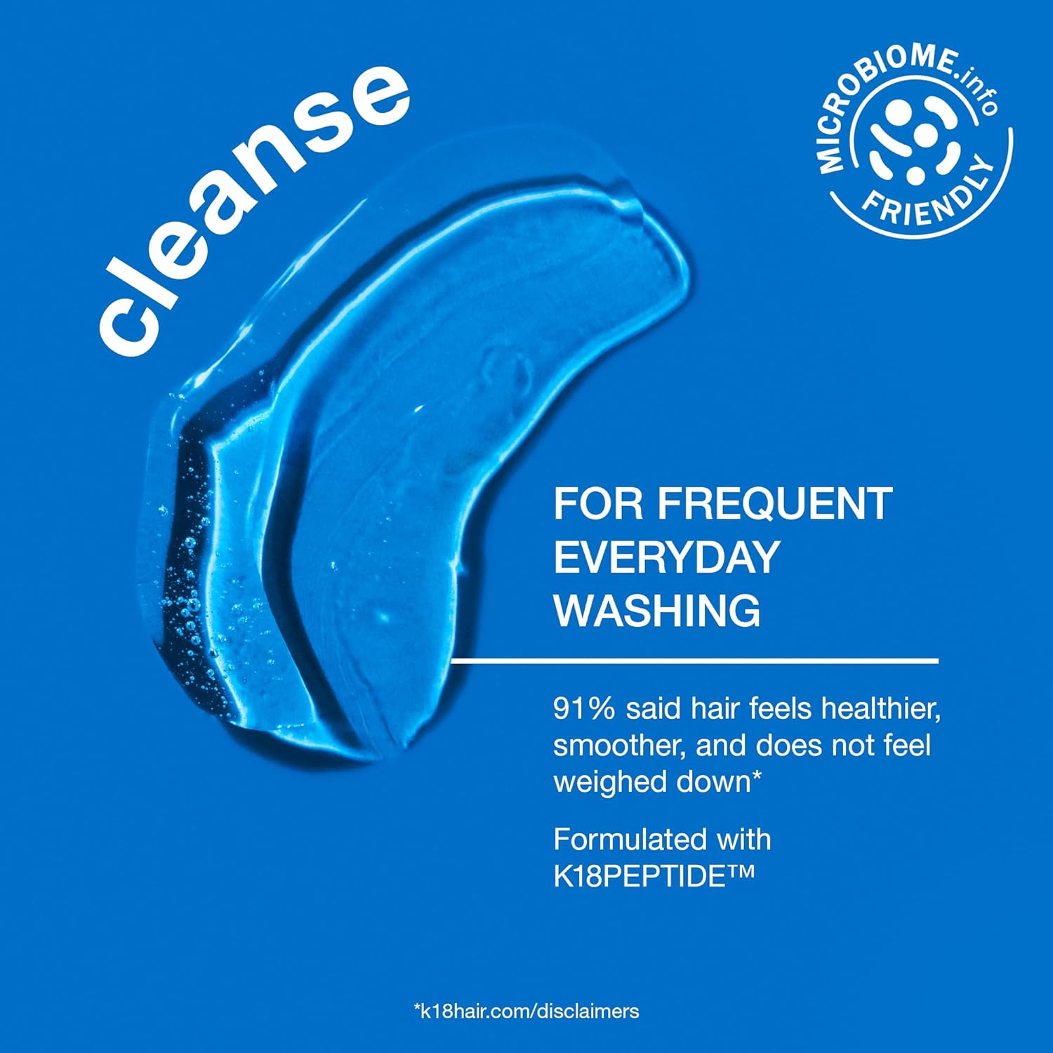 K18 Damage Shield Protective Shampoo, Reduces Frizziness & Tangles, Maintains Hair Health - Image 3