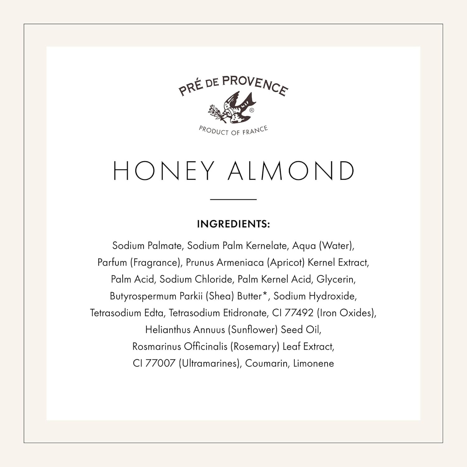 Pre de Provence Artisanal French Moisturizing Soap Bar, Shea Butter Enriched, Quad Milled for Long Lasting Rich Smooth Lather, 5.3 Ounce, Honey Almond - Image 7