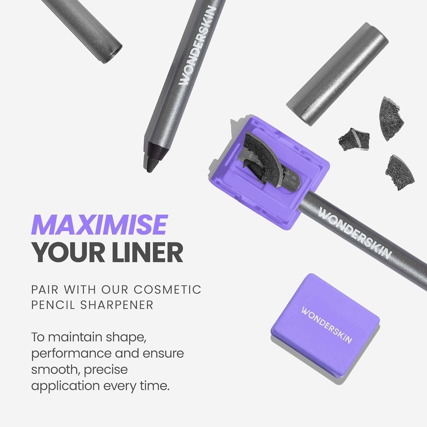 Wonderskin Lipliner Pencil - 360 Contour Lipliner, Long Lasting, Sharpenable, Waterproof and Transfer-Proof Brown Lip Liner Pencil (Saddle) - Image 6