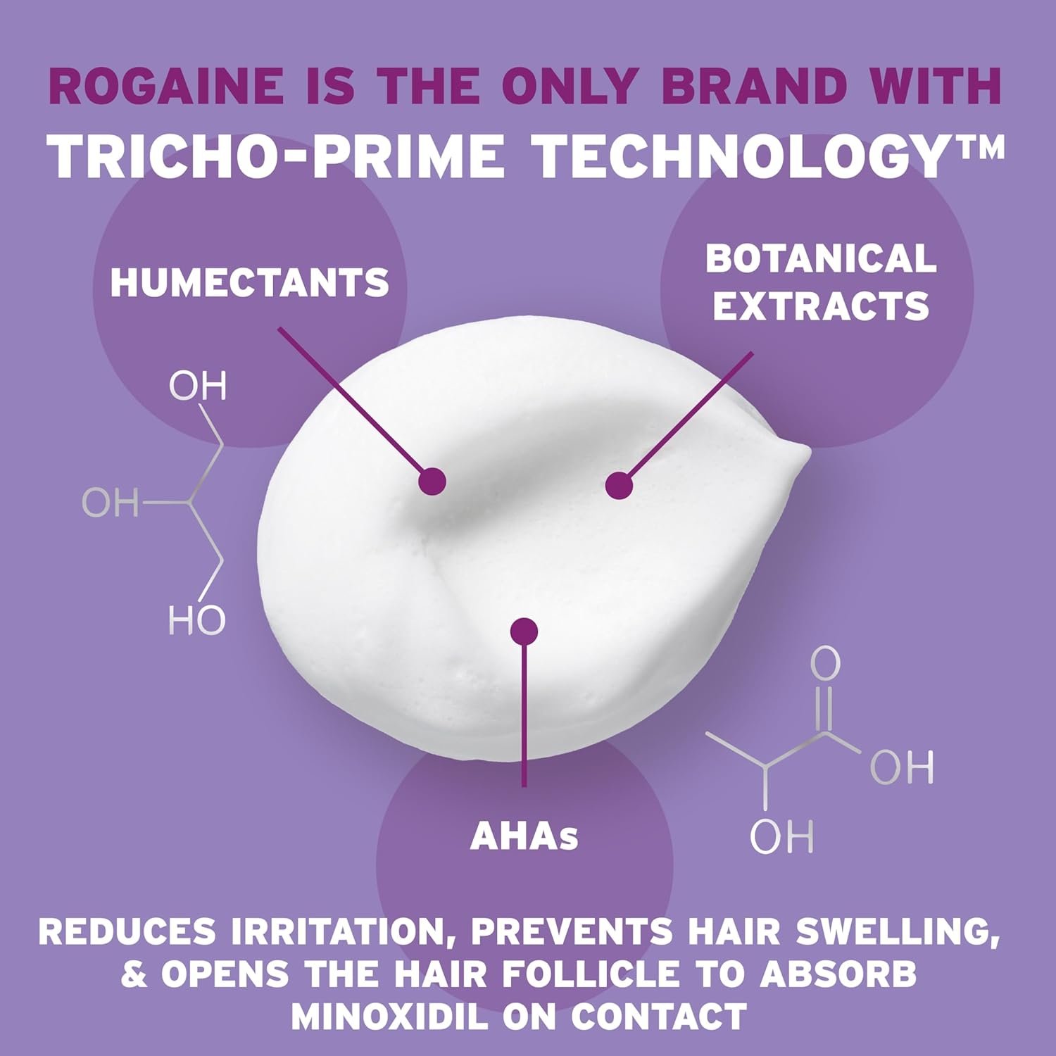 Rogaine for Women 5% Minoxidil Foam, Growth Treatment for Thinning & Hair Loss, Once-A-Day Unscented Topical Foam, Regrow Fuller Thicker Hair, Dermatologist Recommended, 4-Month Supply, 2 x 2.11 oz - Image 3