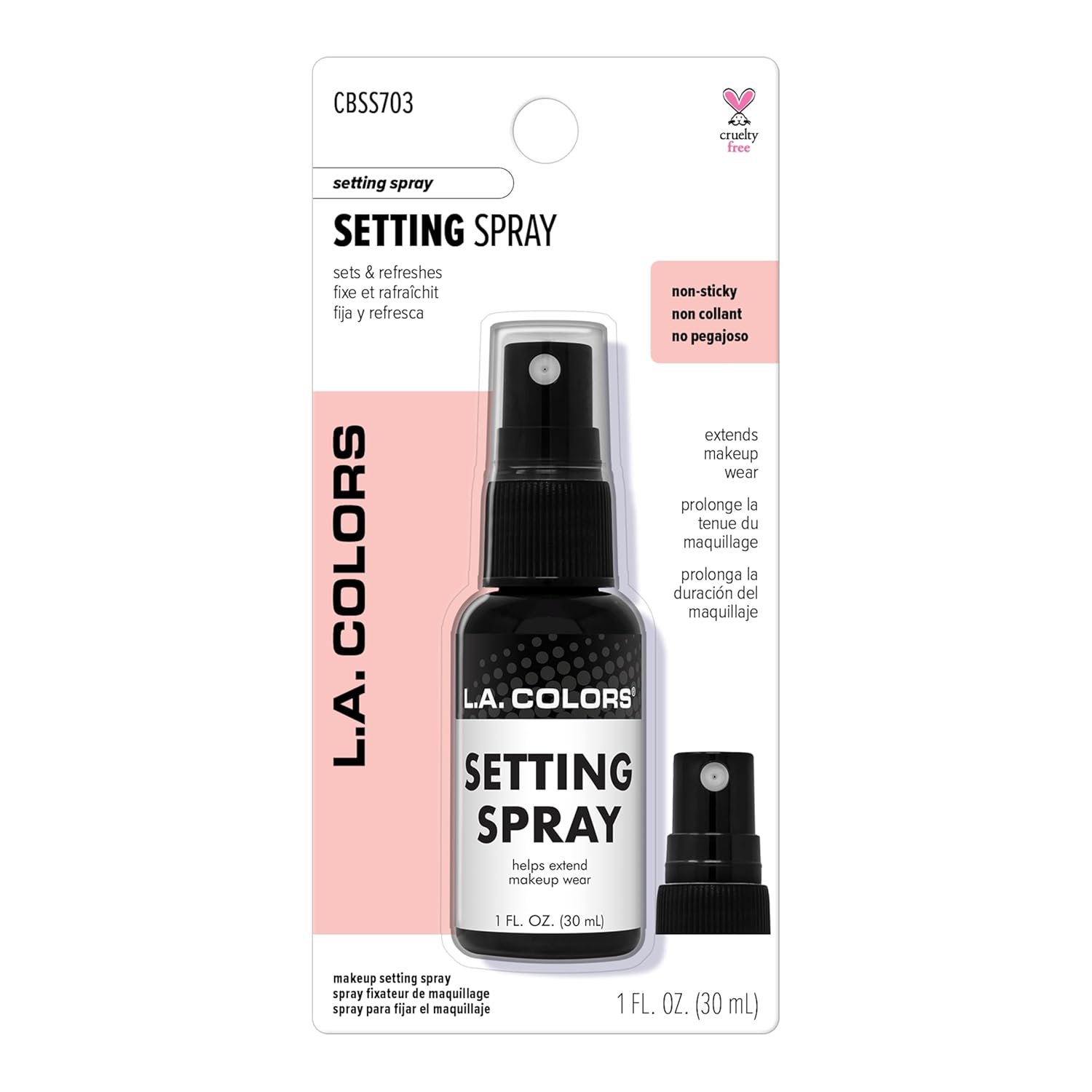 L.A. COLORS Setting Spray (carded), Setting Spray CBSS703N - Image 3