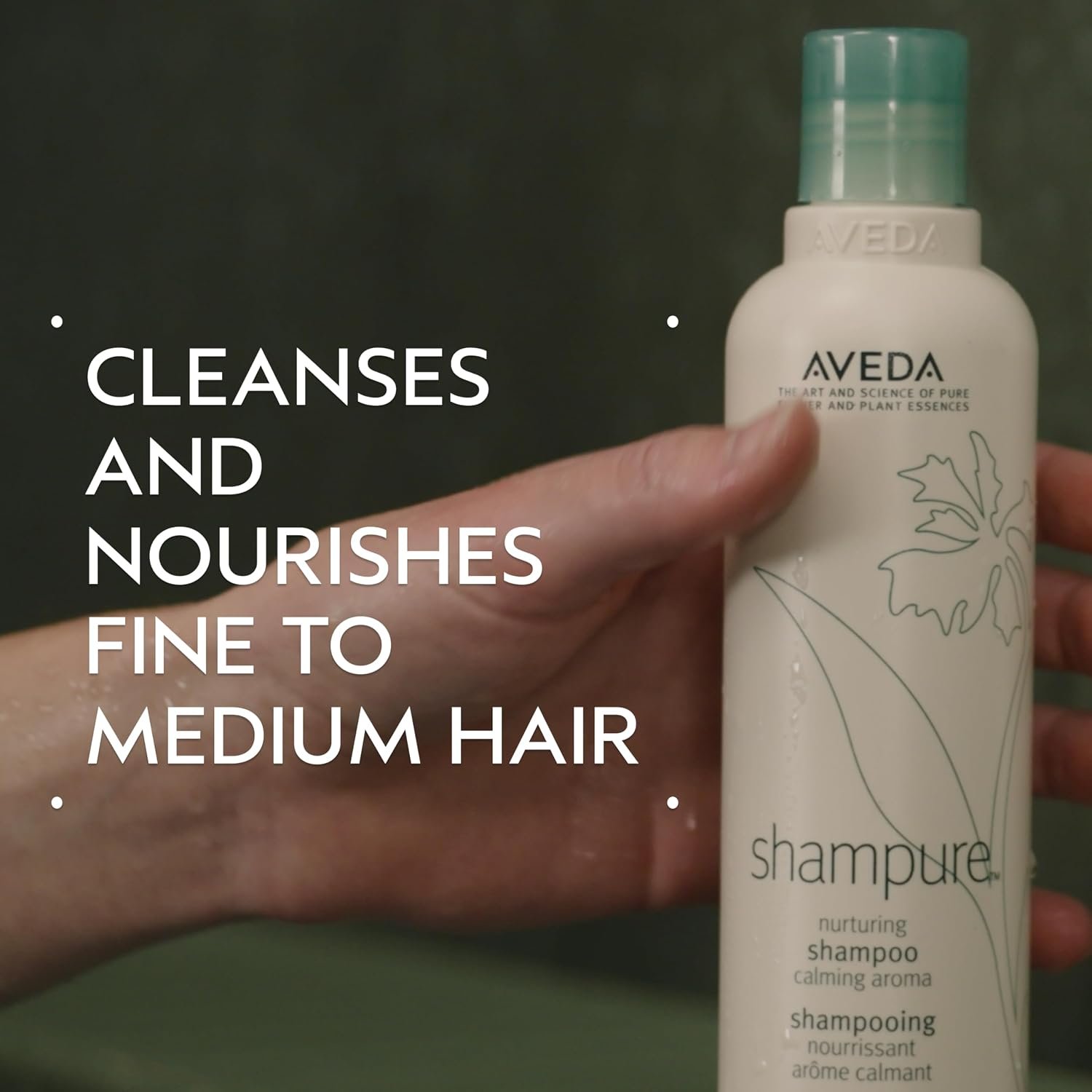 Aveda Shampure Nurturing Shampoo for Fine to Medium Hair | Gently Cleanses and Nourishes Hair | With Abyssinian Oil | Calming Aroma of Lavender & Ylang Ylang | 96% Naturally Derived - Image 2