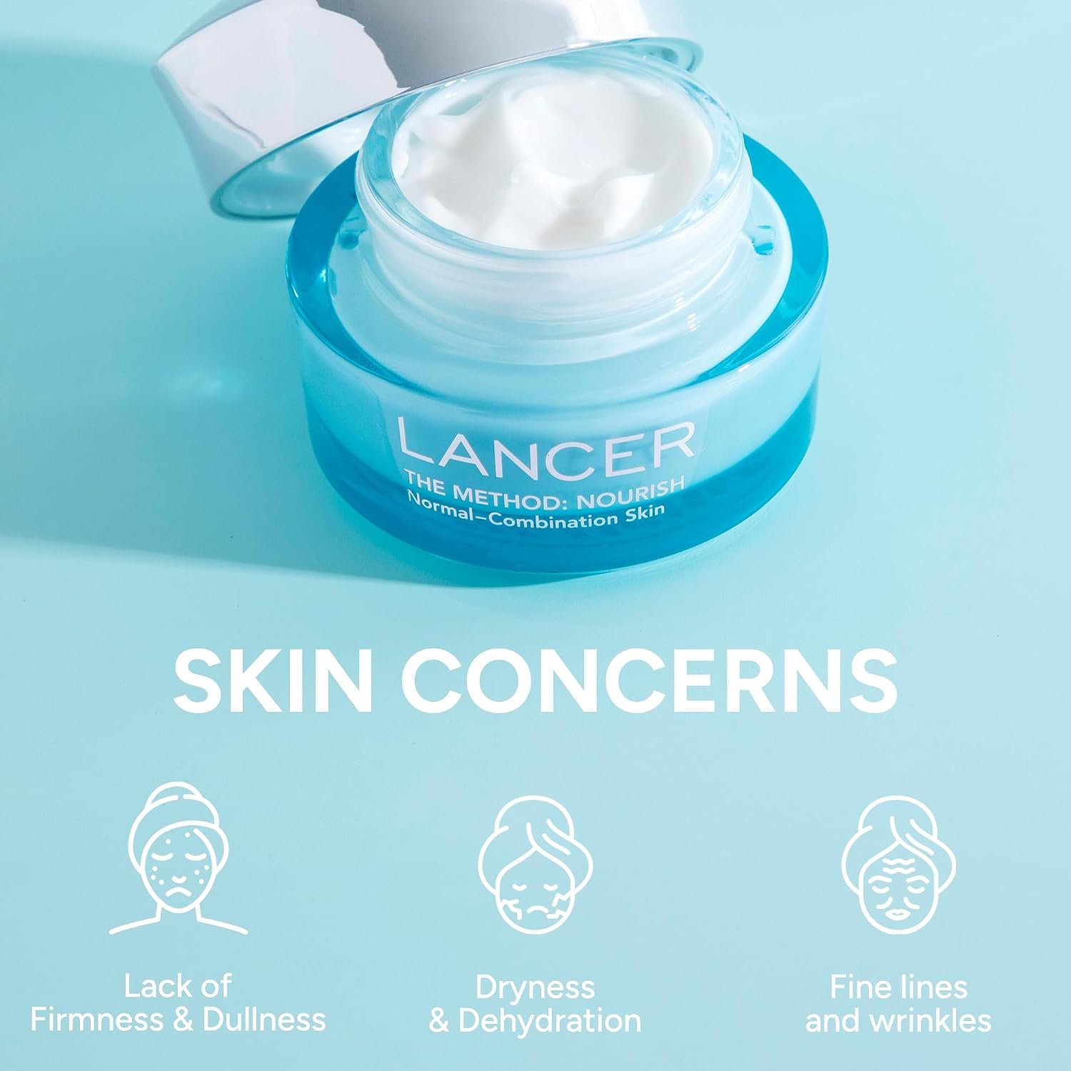 Lancer Skincare | The Method: Nourish Face Moisturizer | Anti Aging Face Cream with Hyaluronic Acid | Lightweight Daily Moisturizer for Normal Combination Skin | Dermatologist Developed | 1.7fl oz - Image 5