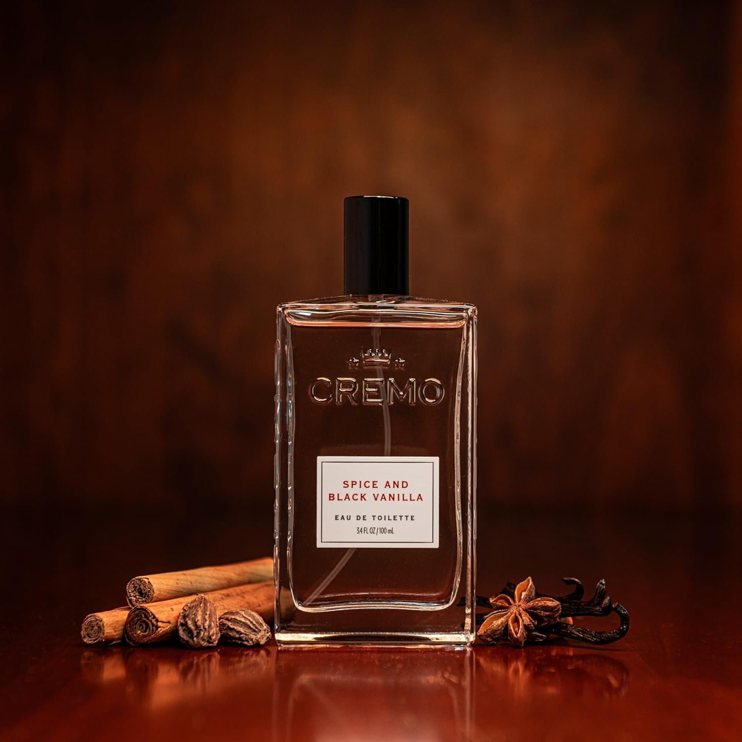 Cremo Cologne For Men - Spice & Black Vanilla Mens Cologne Spray, An Explosion of Vibrant Spices, Dark Woods and Black Vanilla, Multi-Layered Signature Men's Fragrances, 3.4 Fl Oz - Image 3