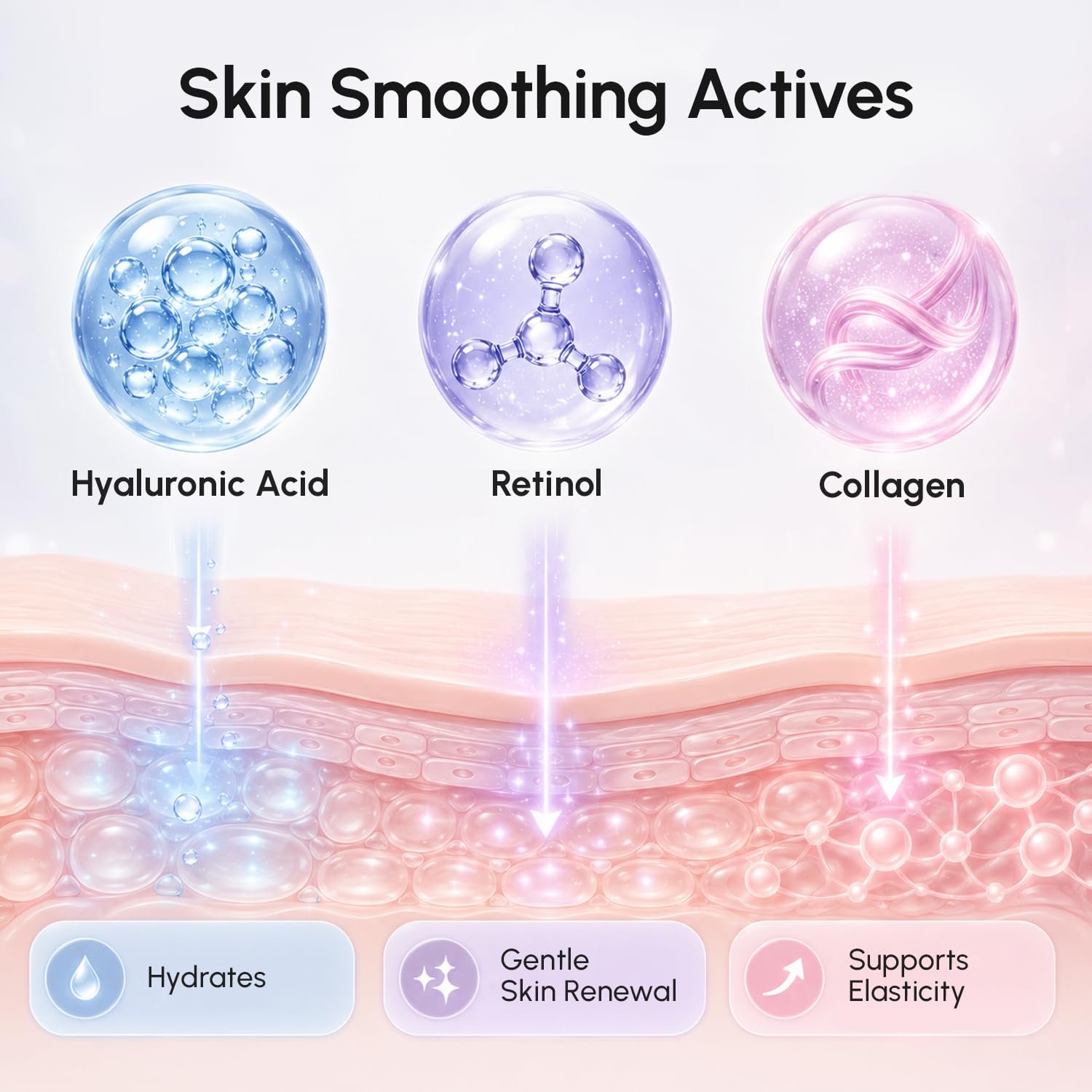 MAREE Face Moisturizer Retinol Cream for Face – Daily Wrinkle Cream for Women – Anti-Aging Face Cream – Facial Moisturizer with Collagen – Crema Hidratante Para la Cara for Skin Tightening - Image 8