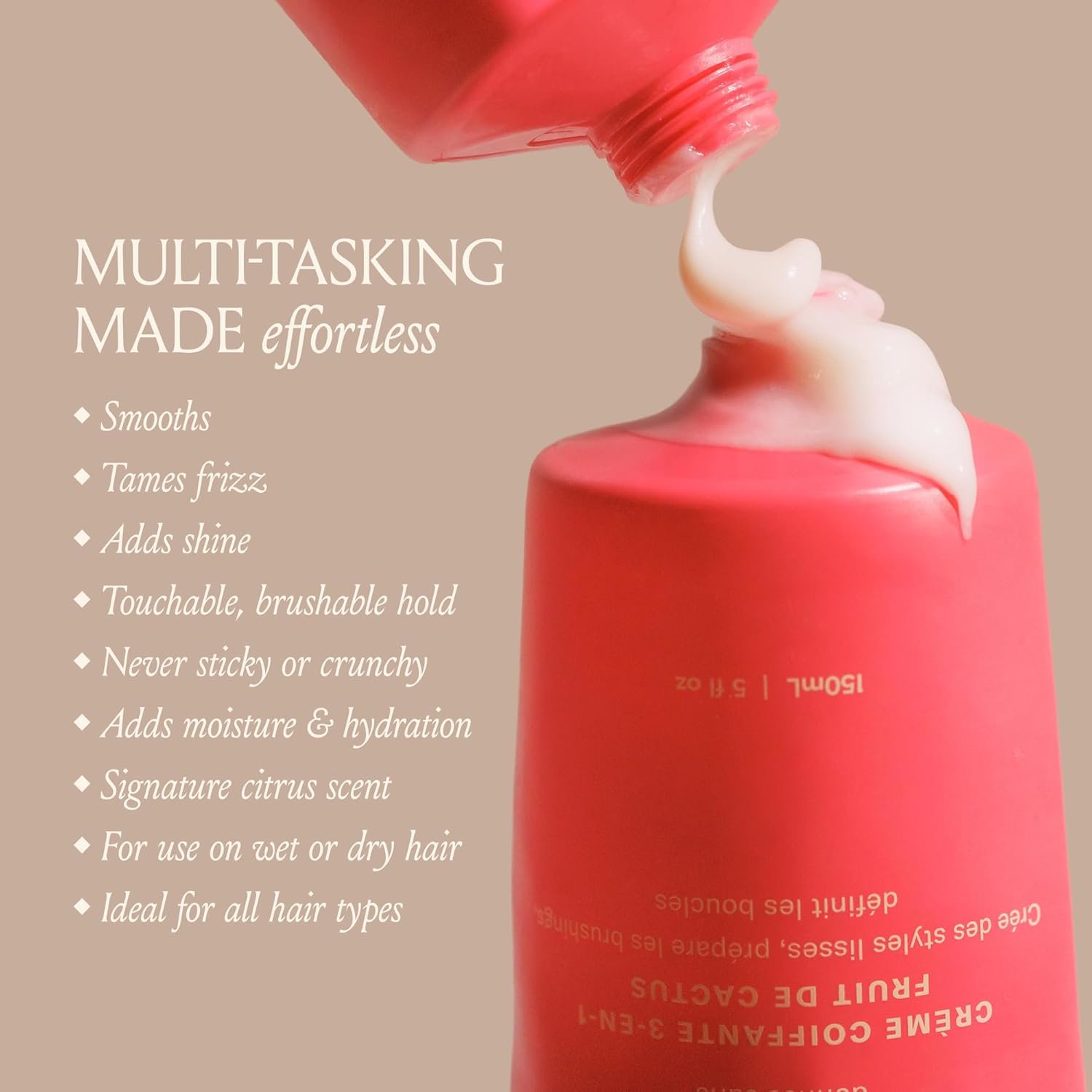 DAE Cactus Fruit 3-In-1 Styling Cream & Taming Wand - Tame Flyaways, Smooth Frizz, Style Edges (0.6 oz.) - Image 7