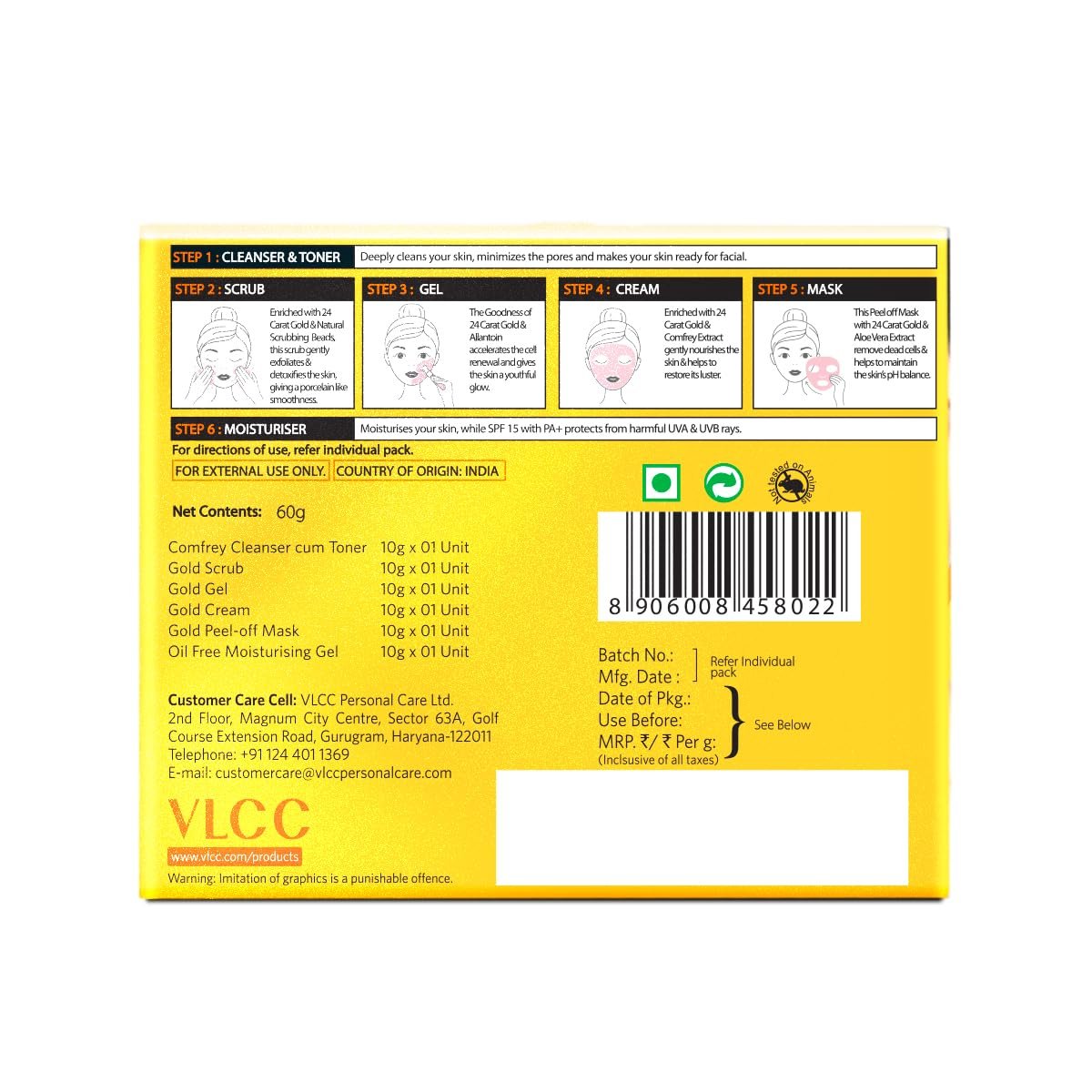 VLCC Natural Sciences Gold Facial Kit - Image 9