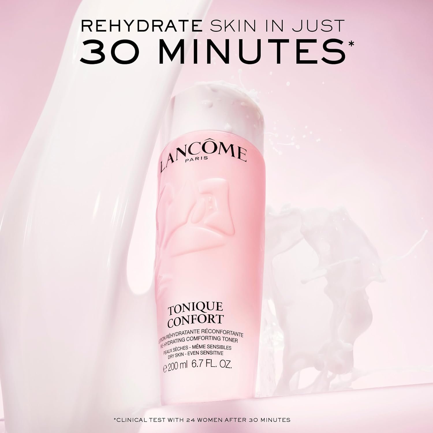 Lancôme Tonique Confort Hyaluronic Acid Toner - Hydrating & Purifying Toner for Radiant & Smooth Skin Texture - Lightweight, Milky Toner - Suitable for all skin types - Image 2