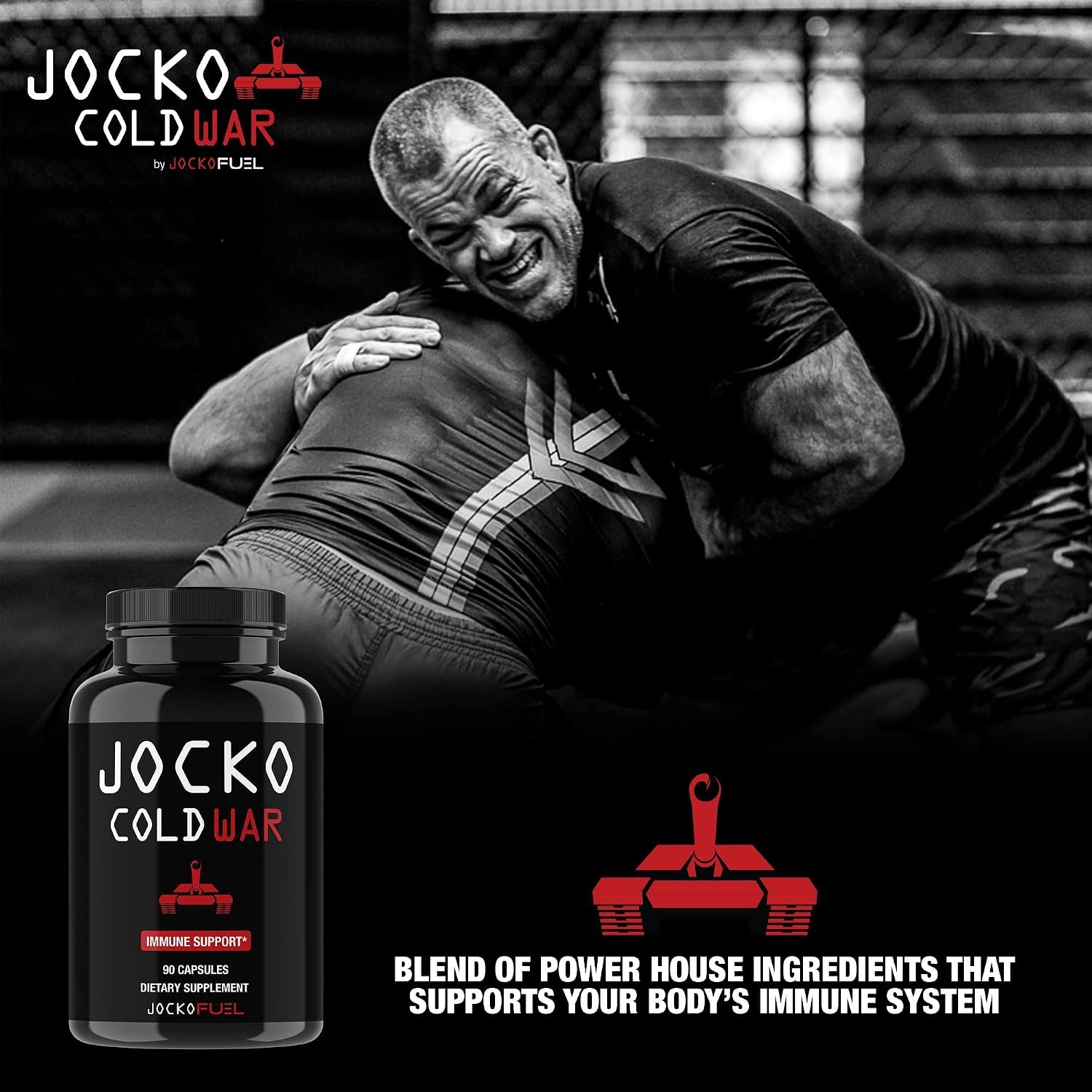 Jocko Fuel Immune Support Supplement - Elderberry with Zinc & Vitamin C for Adults - Immune Defense with Vitamin C, D3, Superfoods, Herbs, & Minerals (90 Capsules) - Image 4