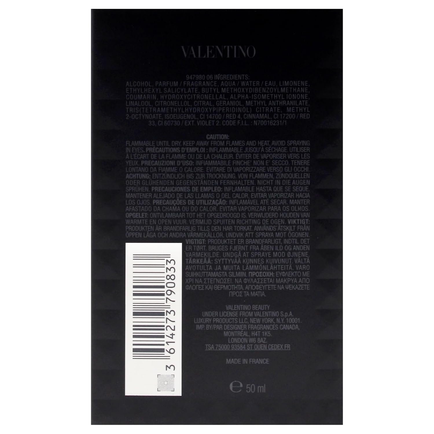 Valentino Uomo Born In Roma Intense for Men - 1.7 oz EDP Spray - Image 7