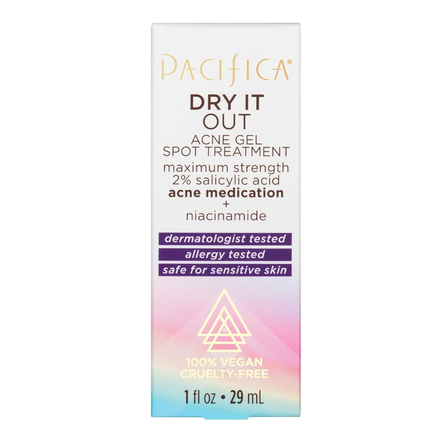 Pacifica Acne Spot Treatment & Pimple Cream – Dry It Out Gel with 2% Salicylic Acid, Witch Hazel, Niacinamide – Dries Blemishes Overnight, Fights Breakouts & Redness, For Teens & Adults, Vegan Clean - Image 11