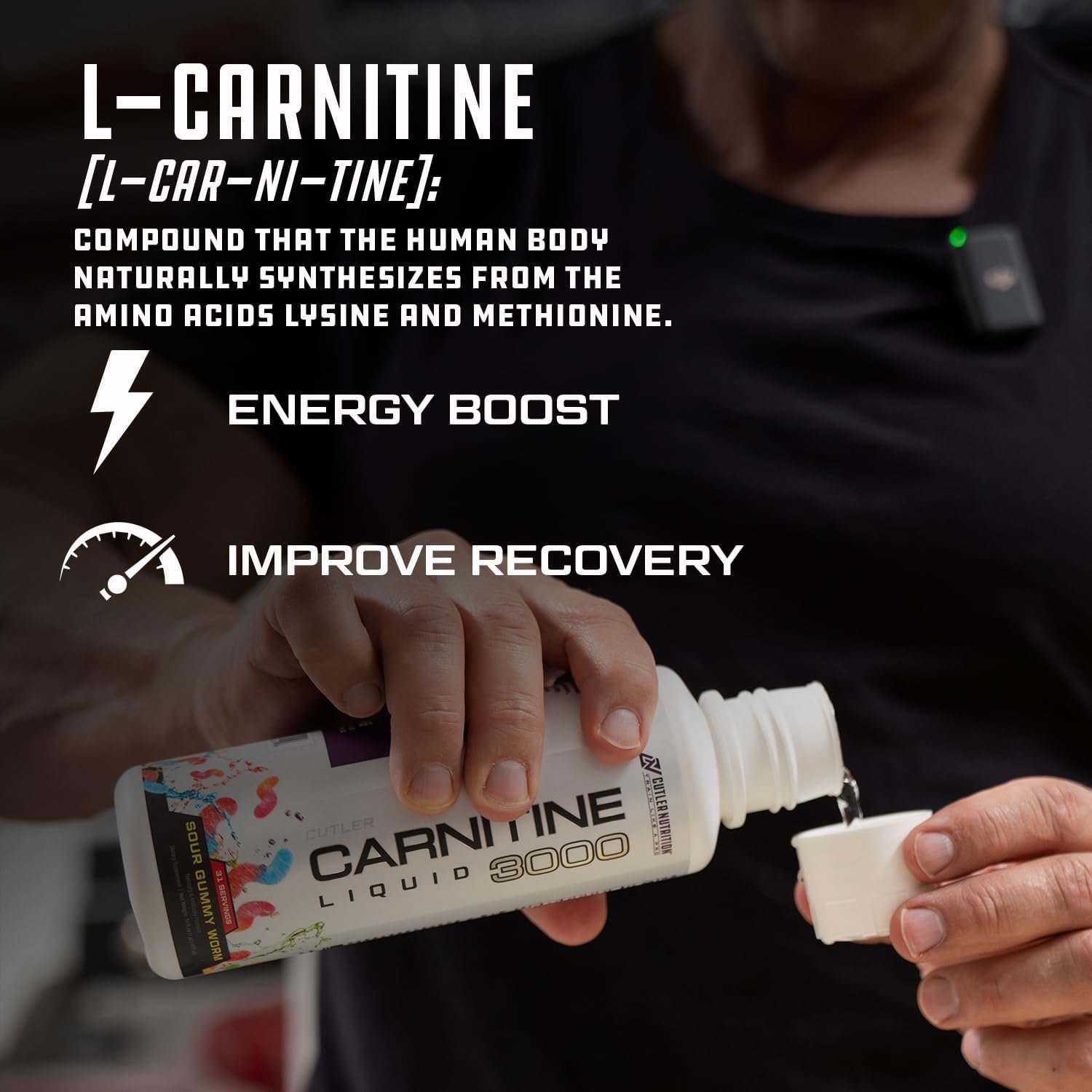 Cutler Nutrition Liquid L-Carnitine Fat Burner Supplement with Acetyl L-Carnitine & L-Carnitine Tartrate - Fat Burner Formula for Optimal Absorption, Energy & Muscle Support | Sour Gummy Flavor - Image 4