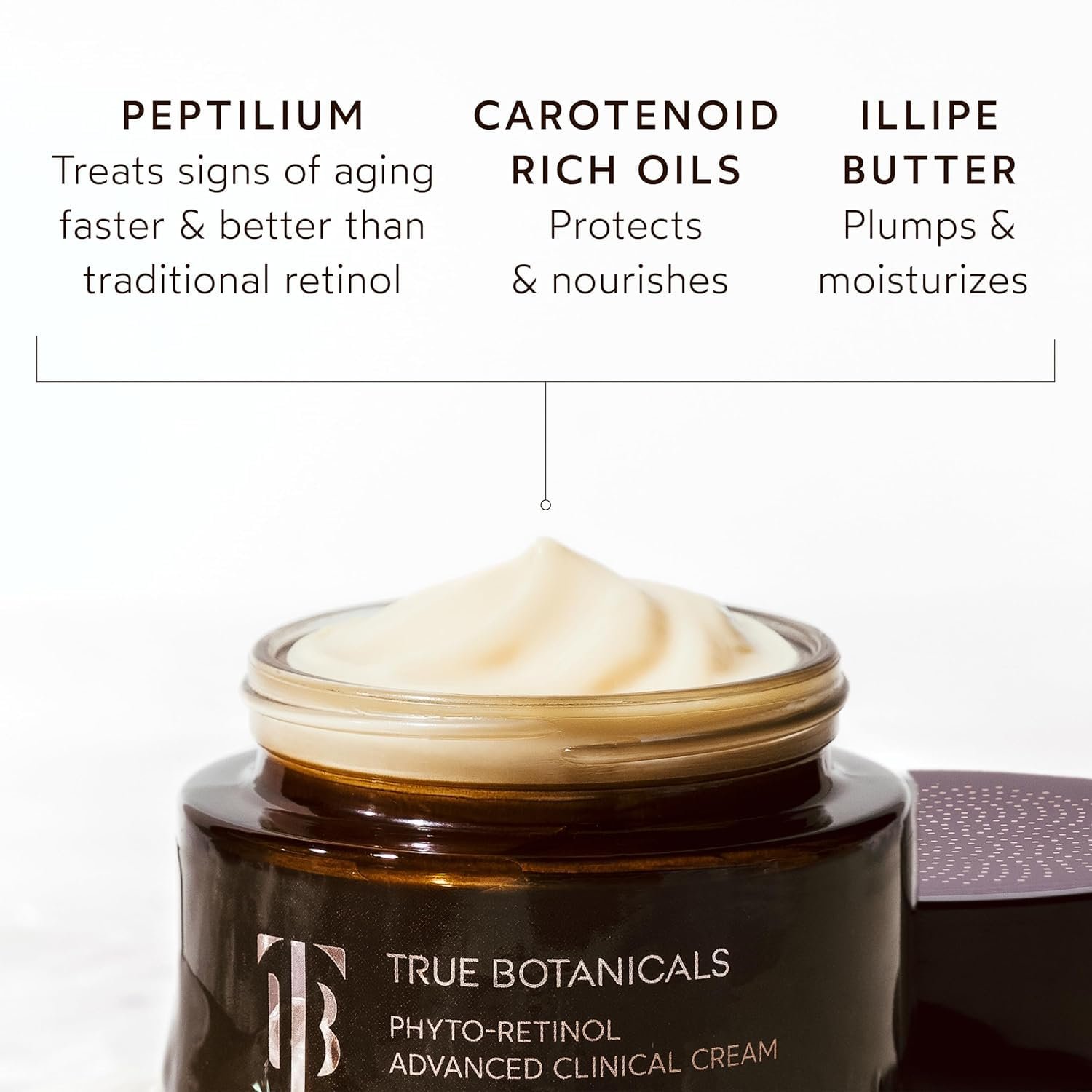 True Botanicals Phyto Retinol Advanced Clinical Cream | Anti-Aging Serum | Retinol Alternative | Targets & Reduces Fine Lines & Wrinkles | Dermatologist Tested, All Natural, Vegan | 1.7 fl oz | 50 ml - Image 3