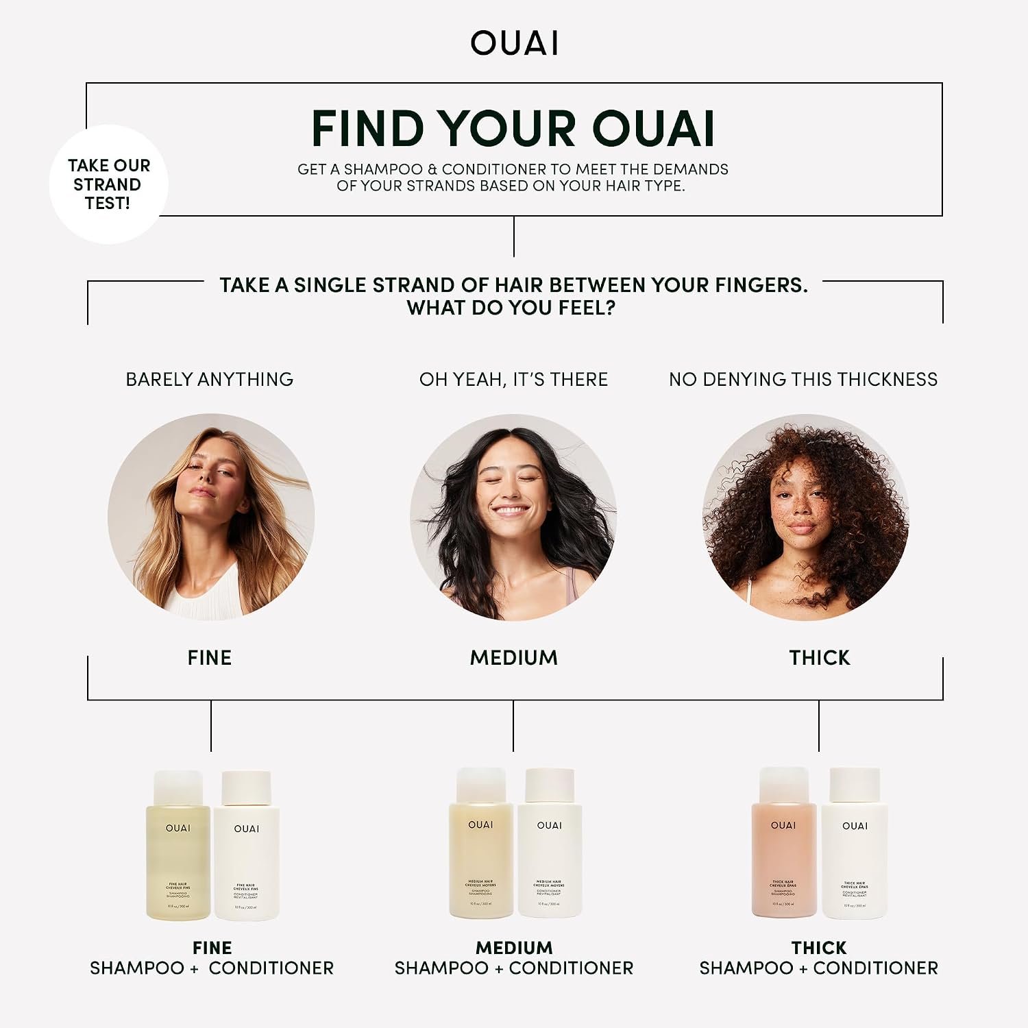 OUAI Thick Hair Mask - Deep Conditioning Hair Mask with Almond Oil, Olive Oil, & Hydrolyzed Keratin to Restore Damaged Strands - Phthalate & Paraben Free (8 fl oz) - Image 3