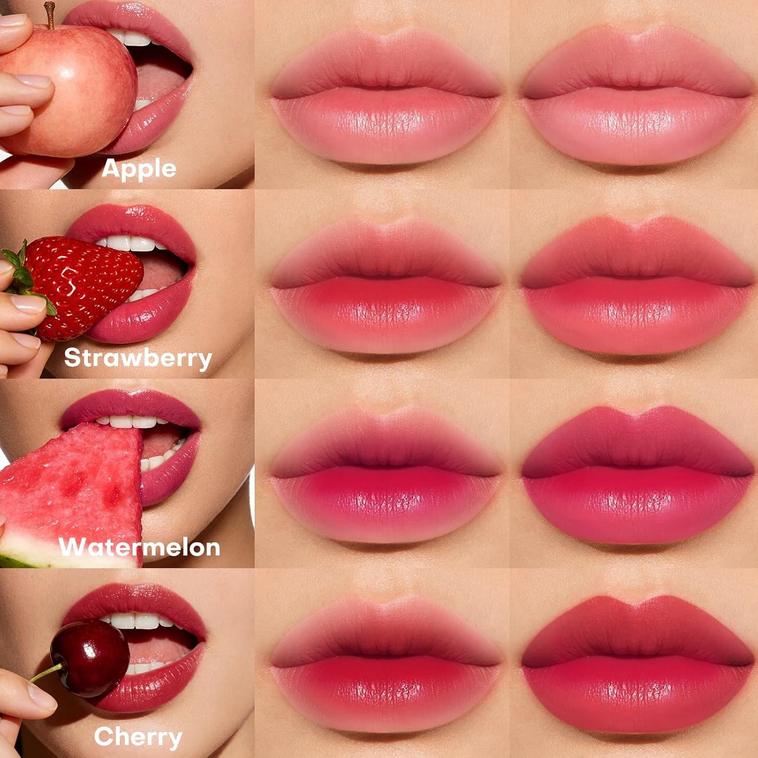 bayfree Lip Tint Stain Set, 7 PCS Lip Stain Long Lasting Waterproof, Hydrating Non-Sticky Liquid Blush & Water Tint, Transfer-Proof, High Pigment Matte Finish,Vegan Korean Makeup Set (fruit land) - Image 3