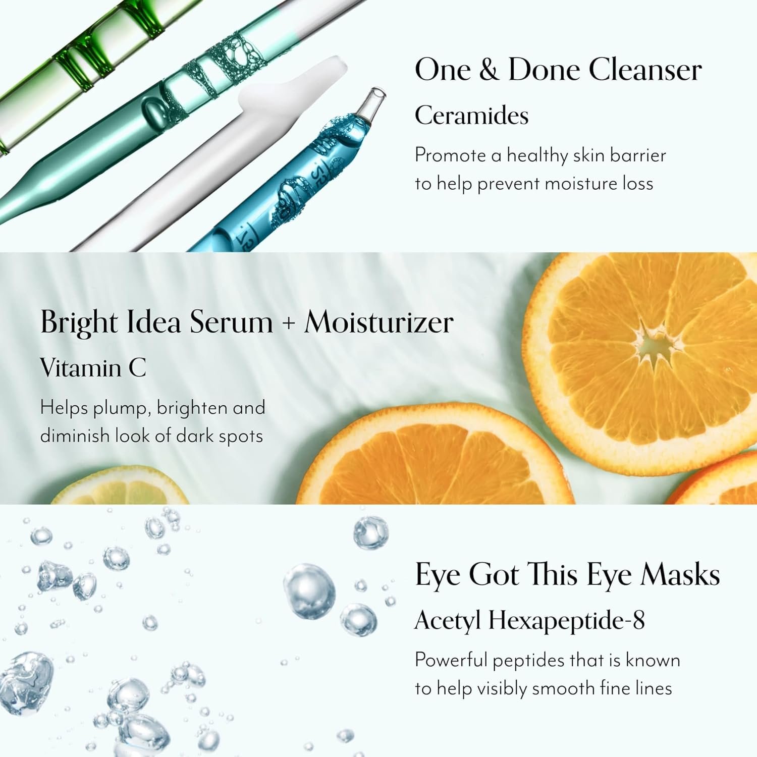 Bliss The Elder Millennial Kit Complete Skincare Essentials Set | Includes Daily Face Cleanser, Under Eye Masks, Brightening Vitamin C Serum and Moisturizer - Image 5