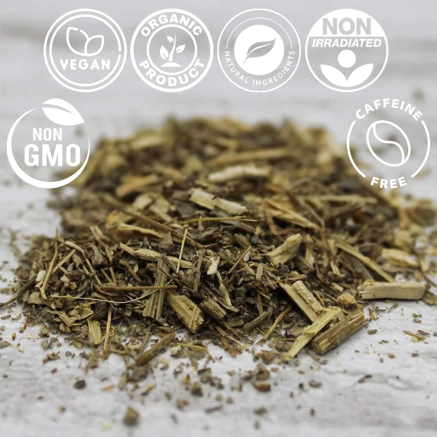 Cure wid Pure Organic Wormwood Herb Dried Cut & Sifted 4oz/114g - Artemisia Absinthium - Non-GMO,Preservative & Additives Free Wormwood Tea In Eco Friendly Resealable Pouch Traditional Herbal Remedy - Image 3