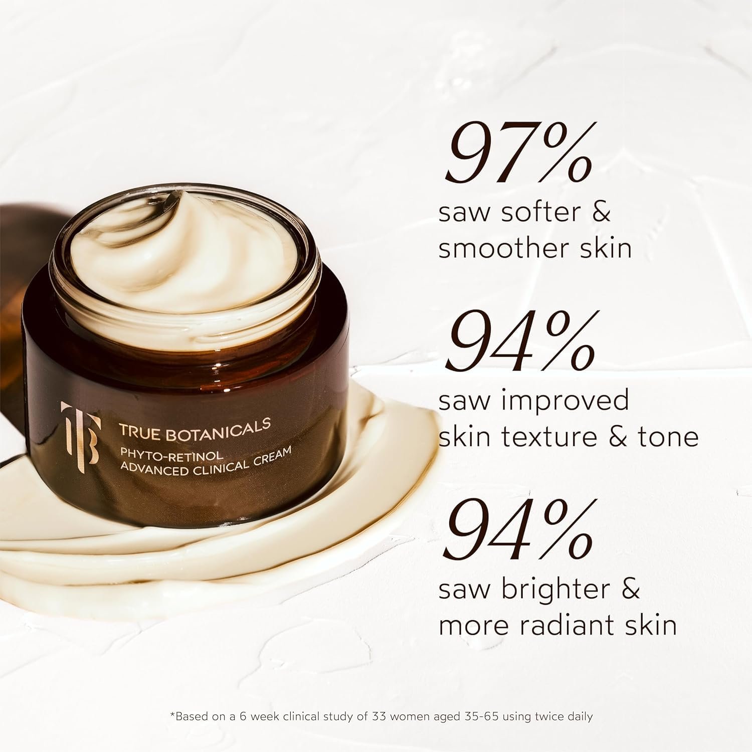 True Botanicals Phyto Retinol Advanced Clinical Cream | Anti-Aging Serum | Retinol Alternative | Targets & Reduces Fine Lines & Wrinkles | Dermatologist Tested, All Natural, Vegan | 1.7 fl oz | 50 ml - Image 5